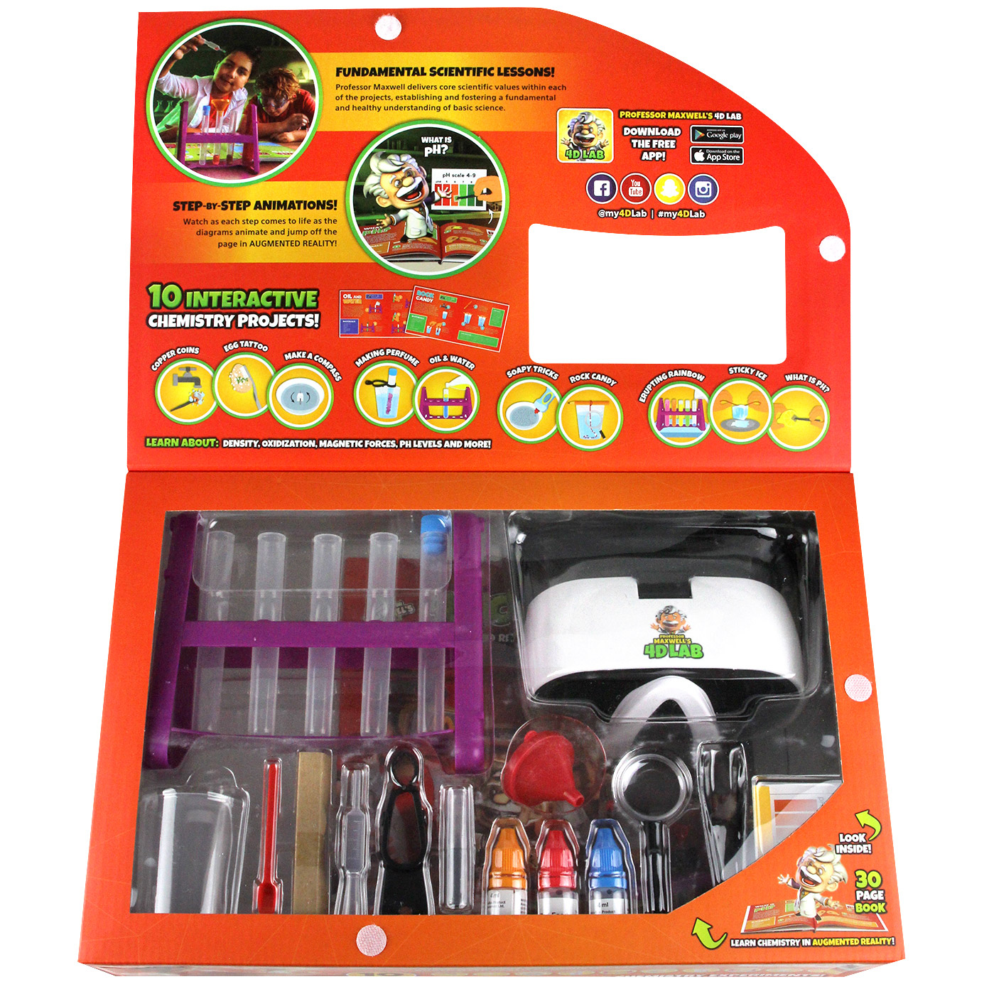 Professor Maxwell's 4D Chemistry Augmented Reality (STEM