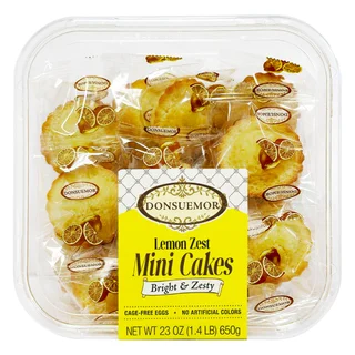 DONSUEMOR LEMON ZEST MINI CAKES 1 LB 7 OZ