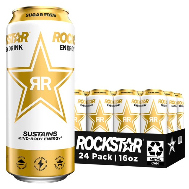 Rockstar Energy Drink, Sugar Free, 16 fl oz, 24-count