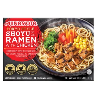 Ajinomoto Shoyu Ramen with Chicken, 9.2 oz, 6-count