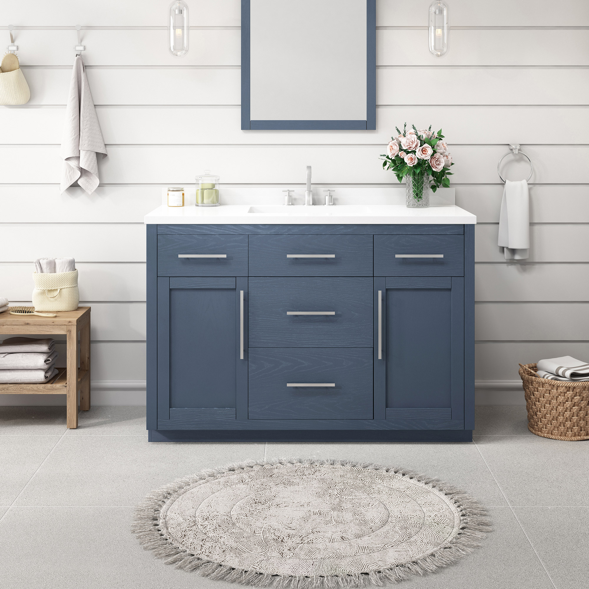OVE Decors Kaya Bath Vanity in Blue
