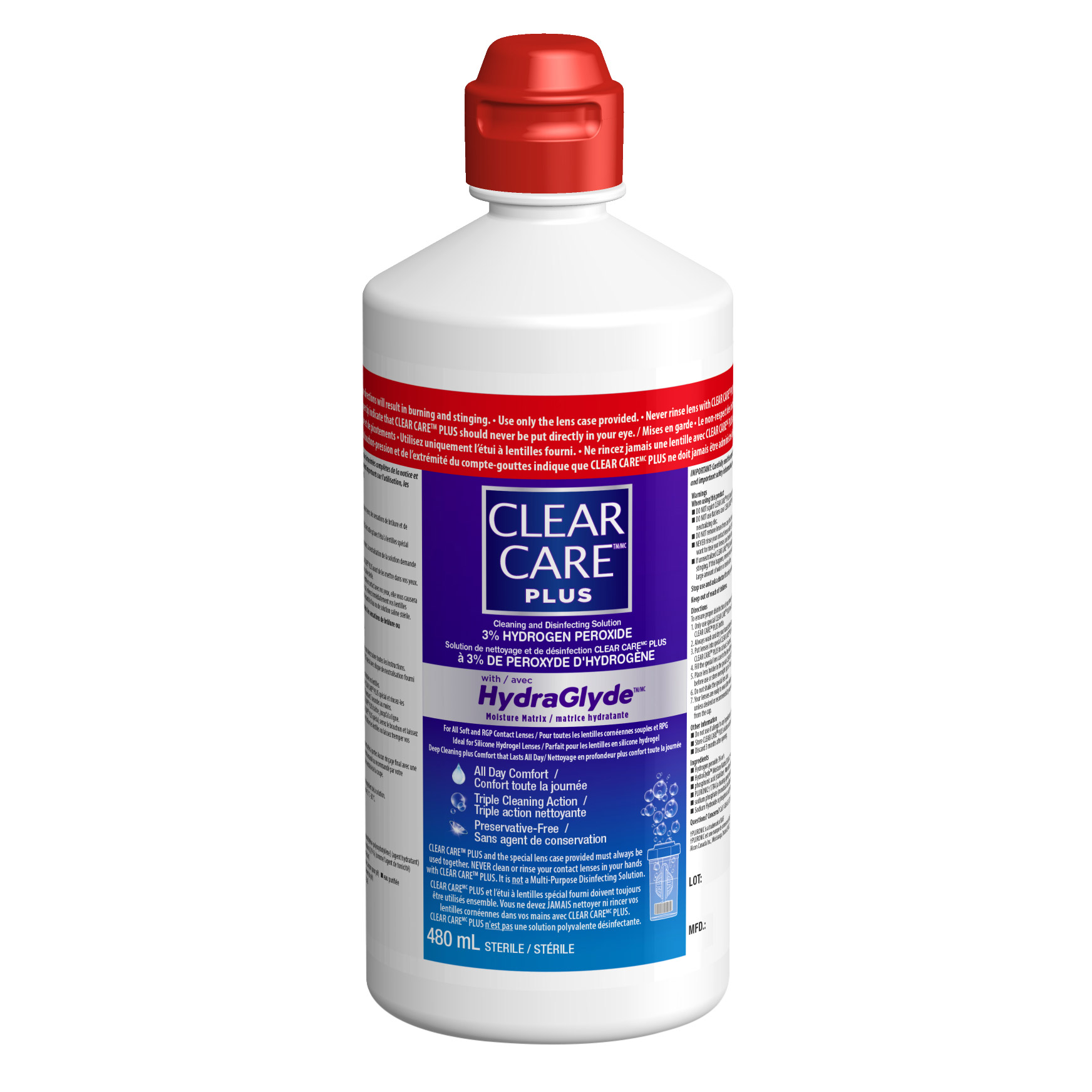 CLEAR CARE 480mL 11個セット Clear Care Plus with HydraGlyde - 2 x 480 mL | Costco