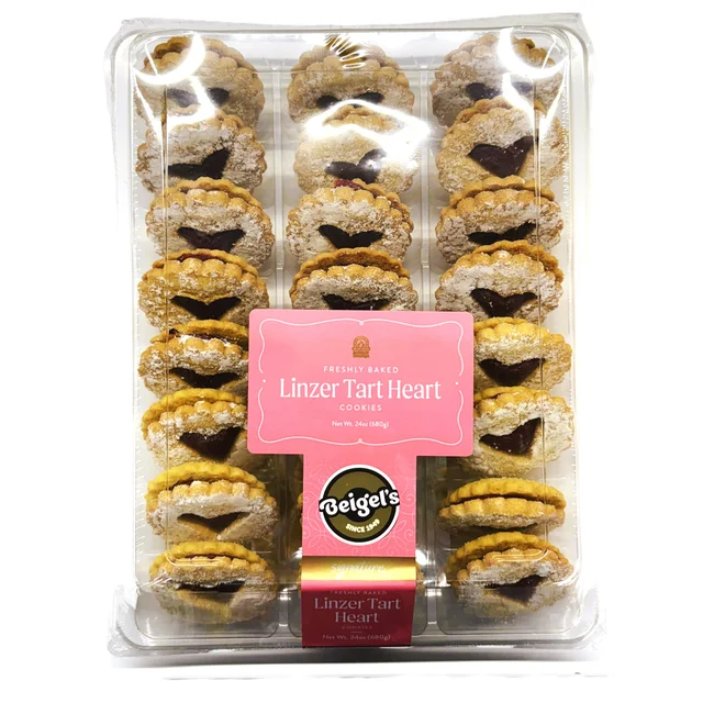 BEIGEL'S LINZER TART HEART 24 OZ (1.5 LBS)