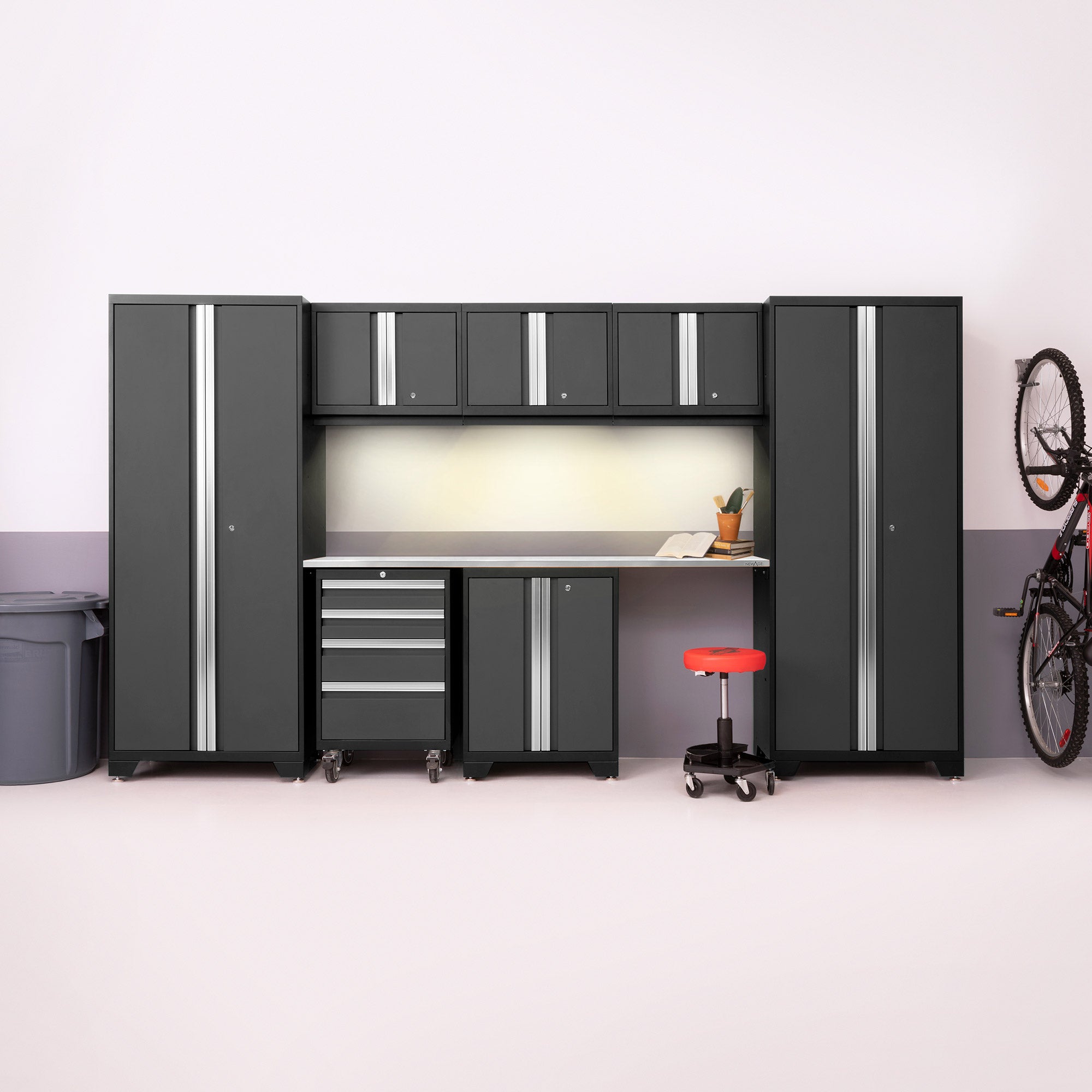 【blackaddict】Boldy James - 3点セット Bold XL Series 7PC Garage Cabinetry Set · 20-24 Gauge Steel