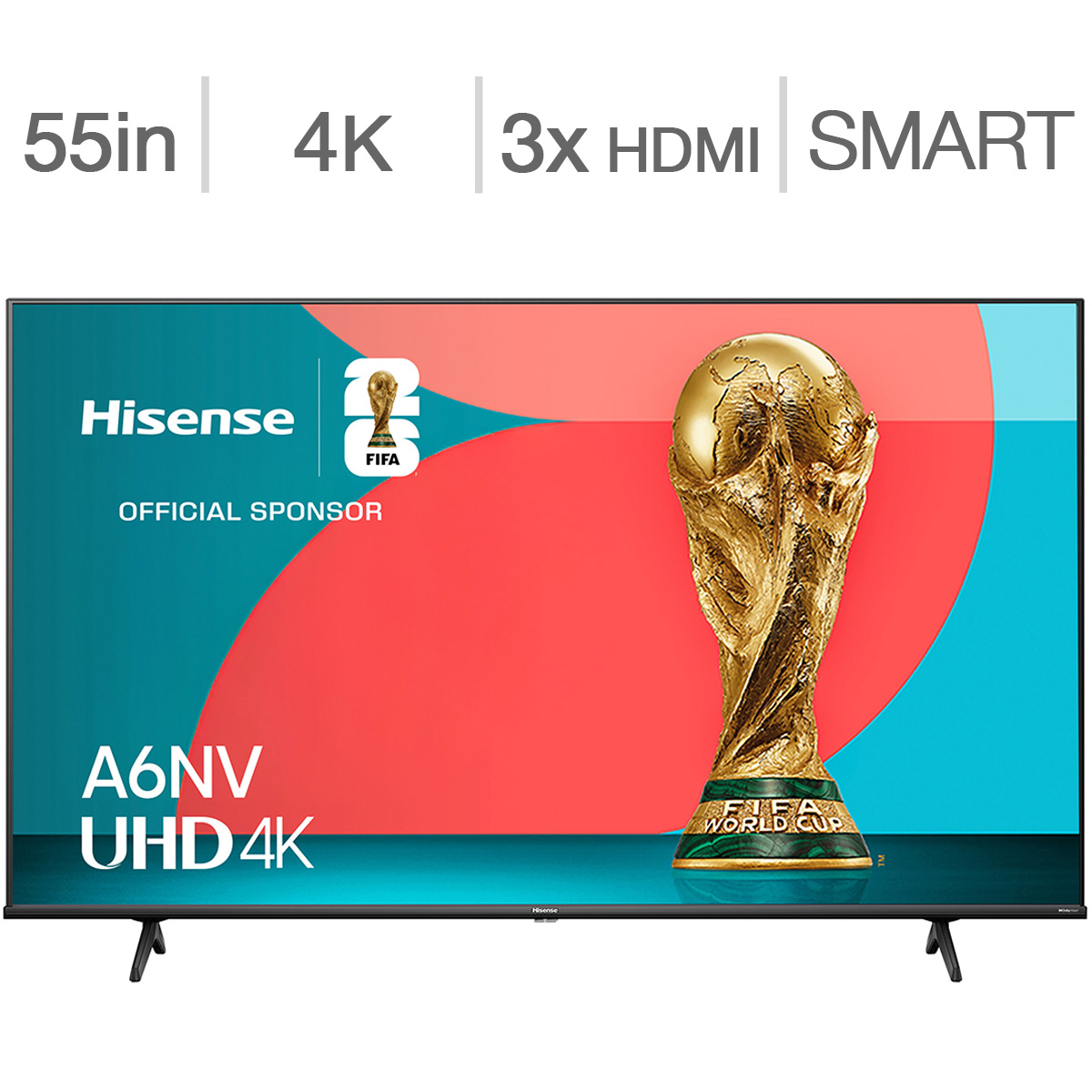 Hisense 55" Class - A6NV Series - 4K UHD LED TV