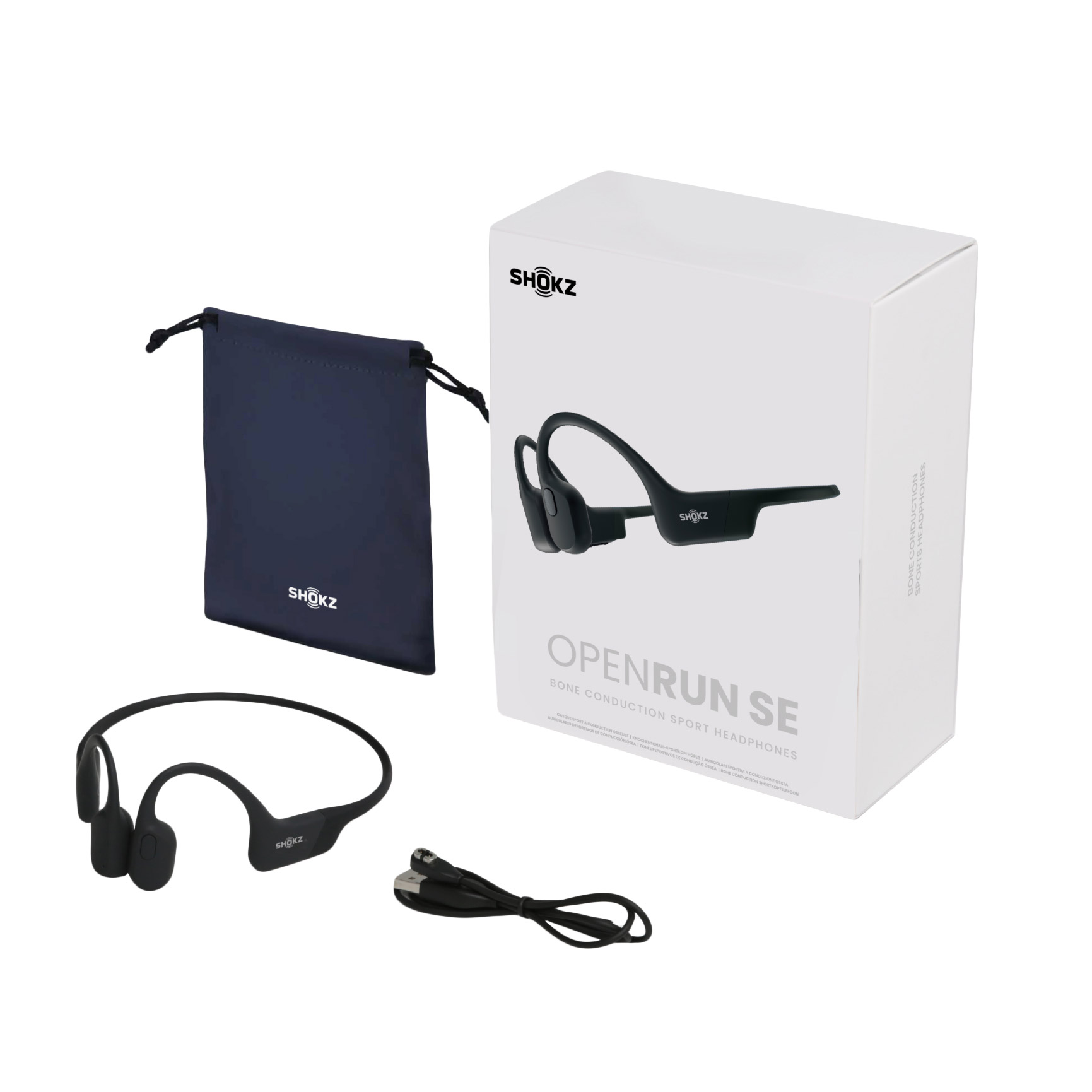 新品未使用】Shokz OpenRun Mini ブラック （Shokz 【中古