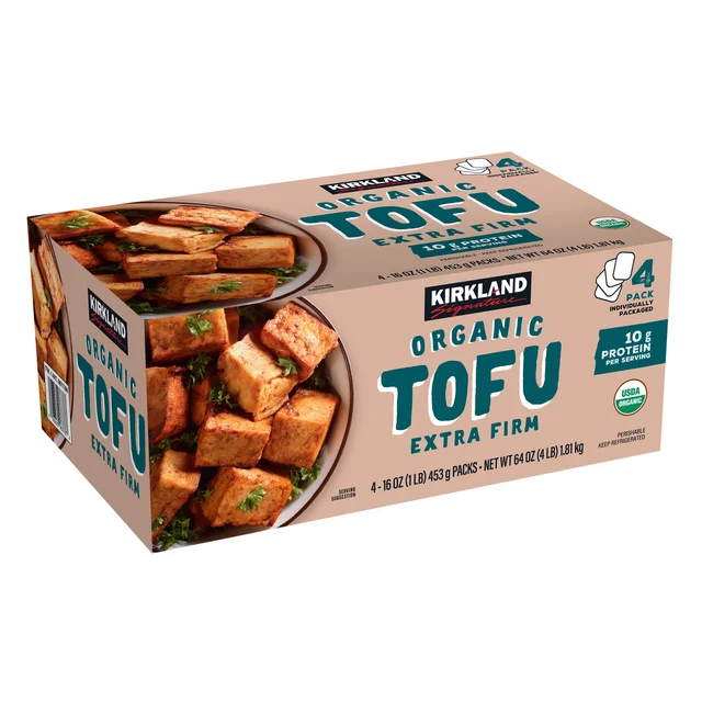 KIRKLAND SIGNATURE EXTRA FIRM TOFU ORGANIC 4/16OZ