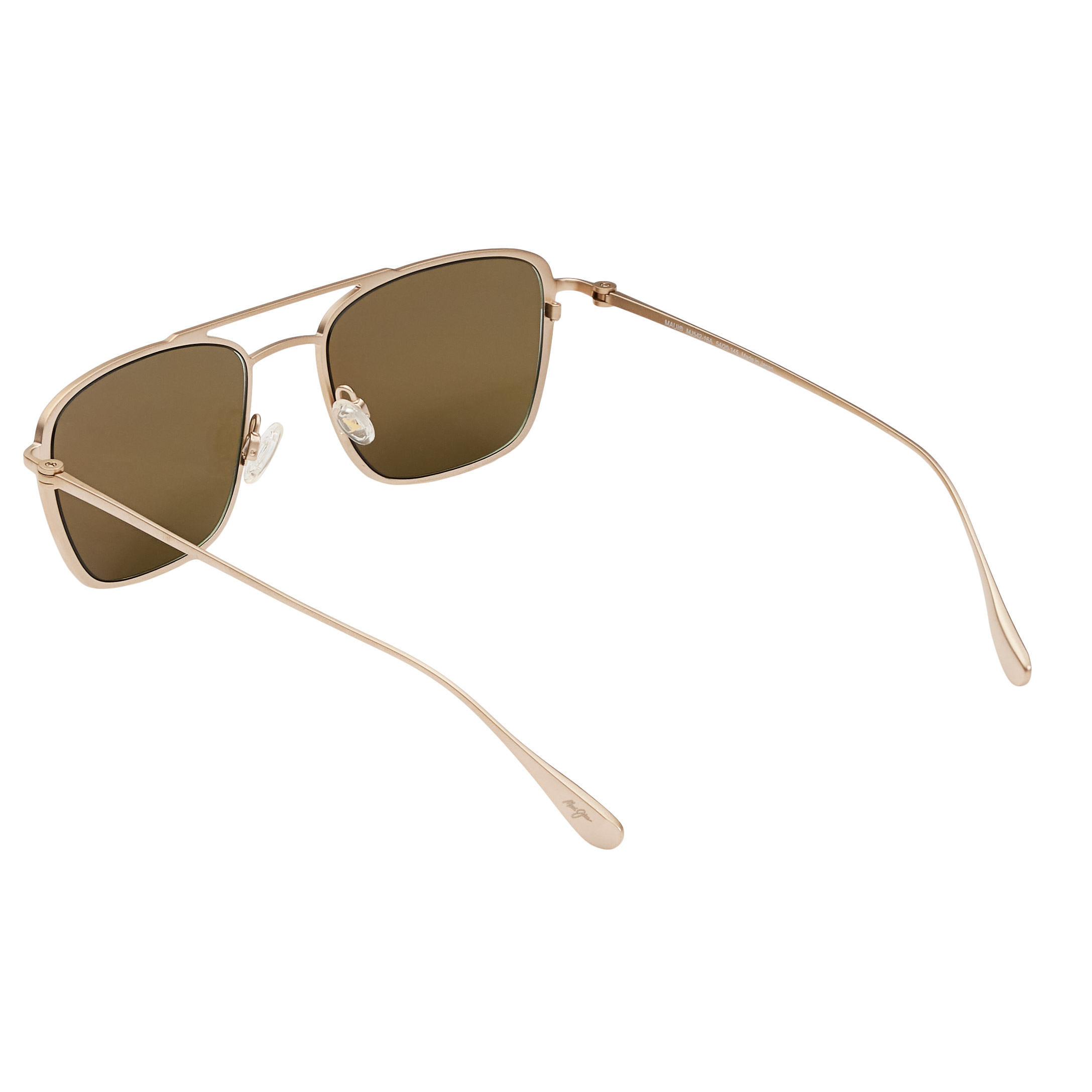 Maui Jim Ebb & Flow H542-16A Satin Gold HCL Bronze Polarized