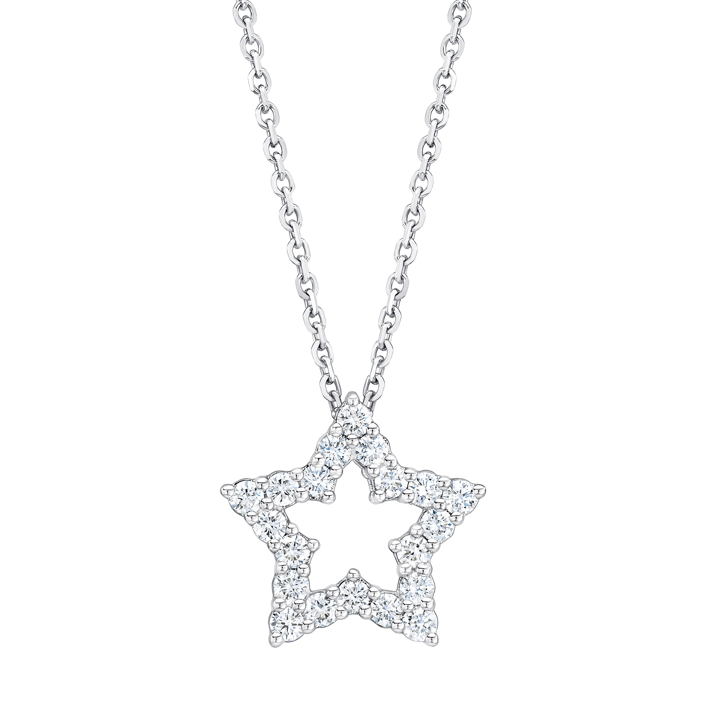 Round Brilliant Diamond Star Pendant (0.33 ctw)