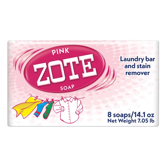 ZOTE PINK SOAP BAR STAIN REMOVER 8/PK / 14.11 OZ
