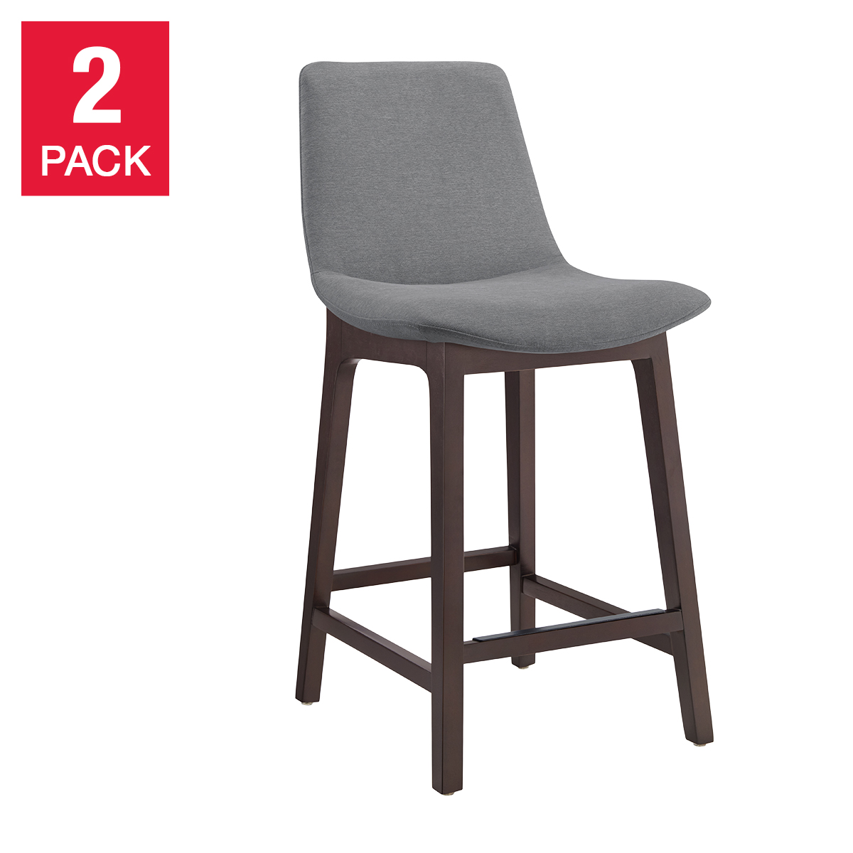 Aiden & Ivy Fabric Counter Stool, 2-pack