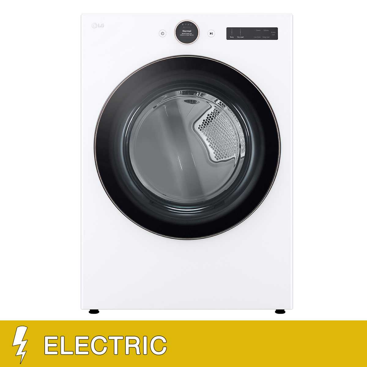 LG 7.4 cu. ft. Capacity Energy Star Smart ELECTRIC Dryer with AI Sensor Dry and Turbosteam