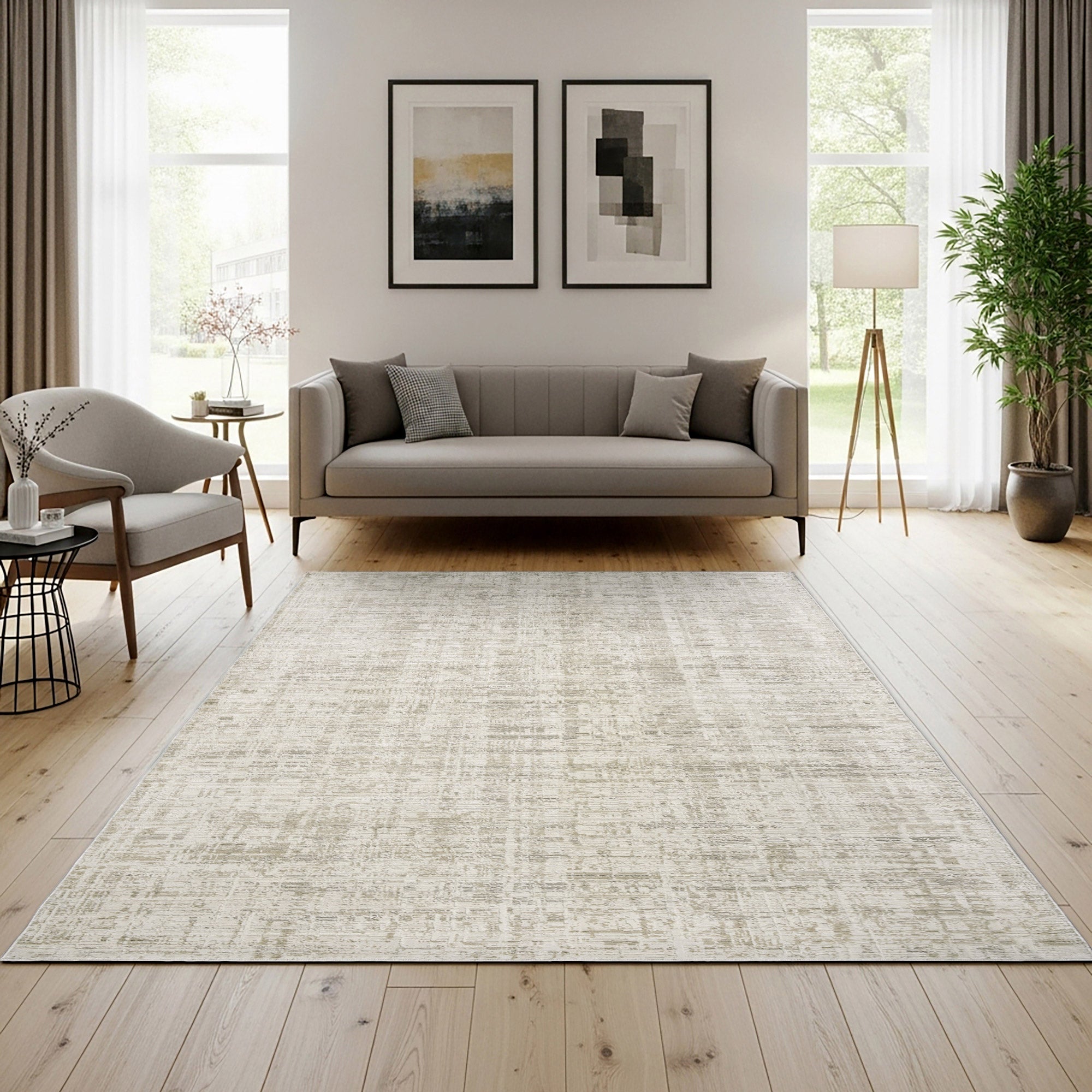 Sasha Area Rug, Dazie Ivory, 5'3