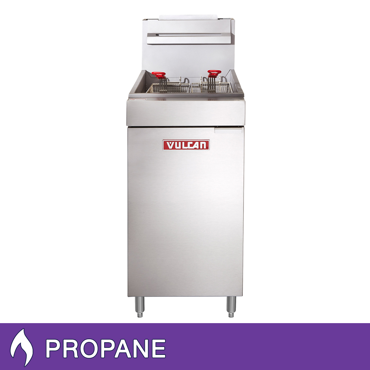 Vulcan 30 in. 40 lb. Commercial Stainless Steel Propane Fryer