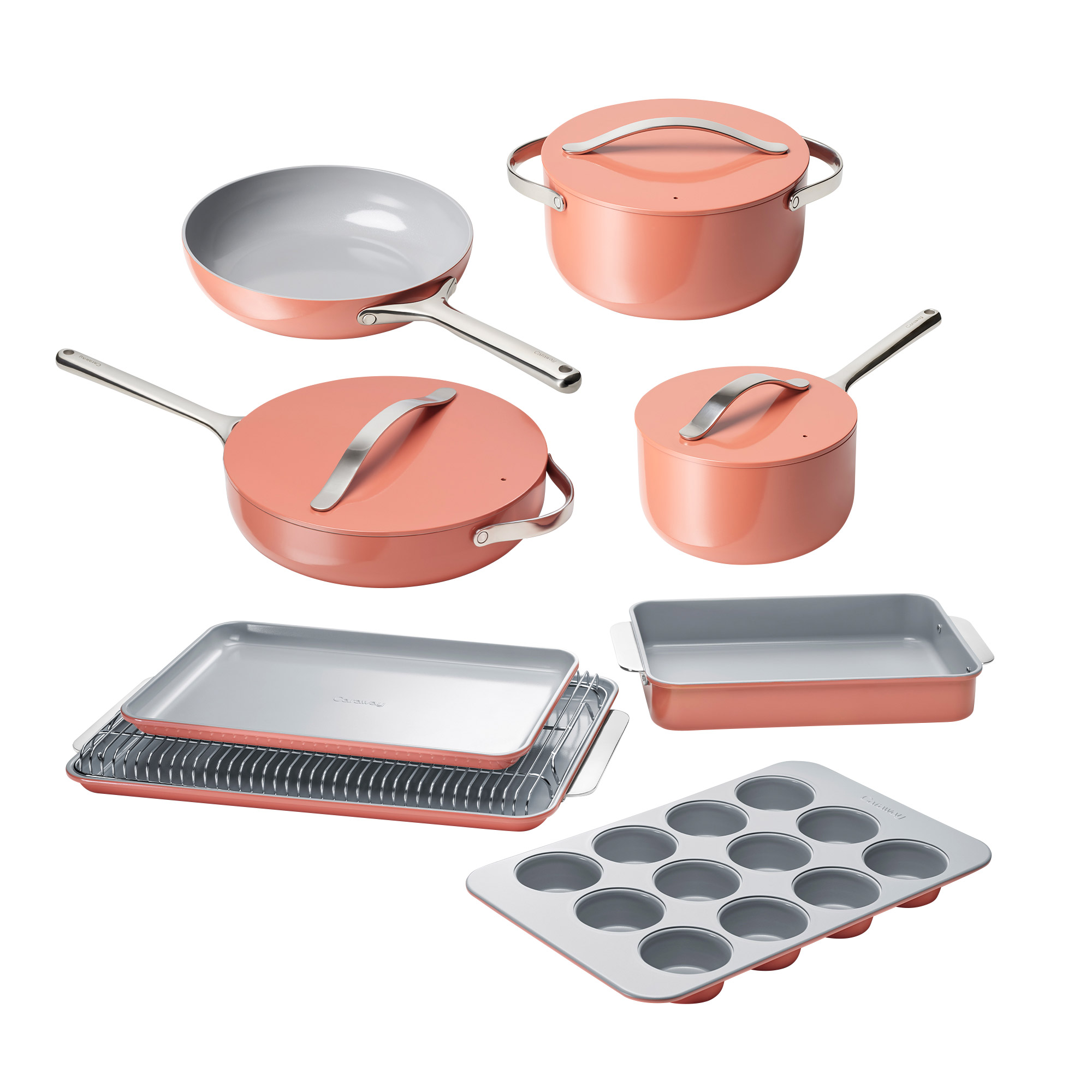 Caraway 11-piece Ceramic Non-Stick Cookware & Bakeware Set