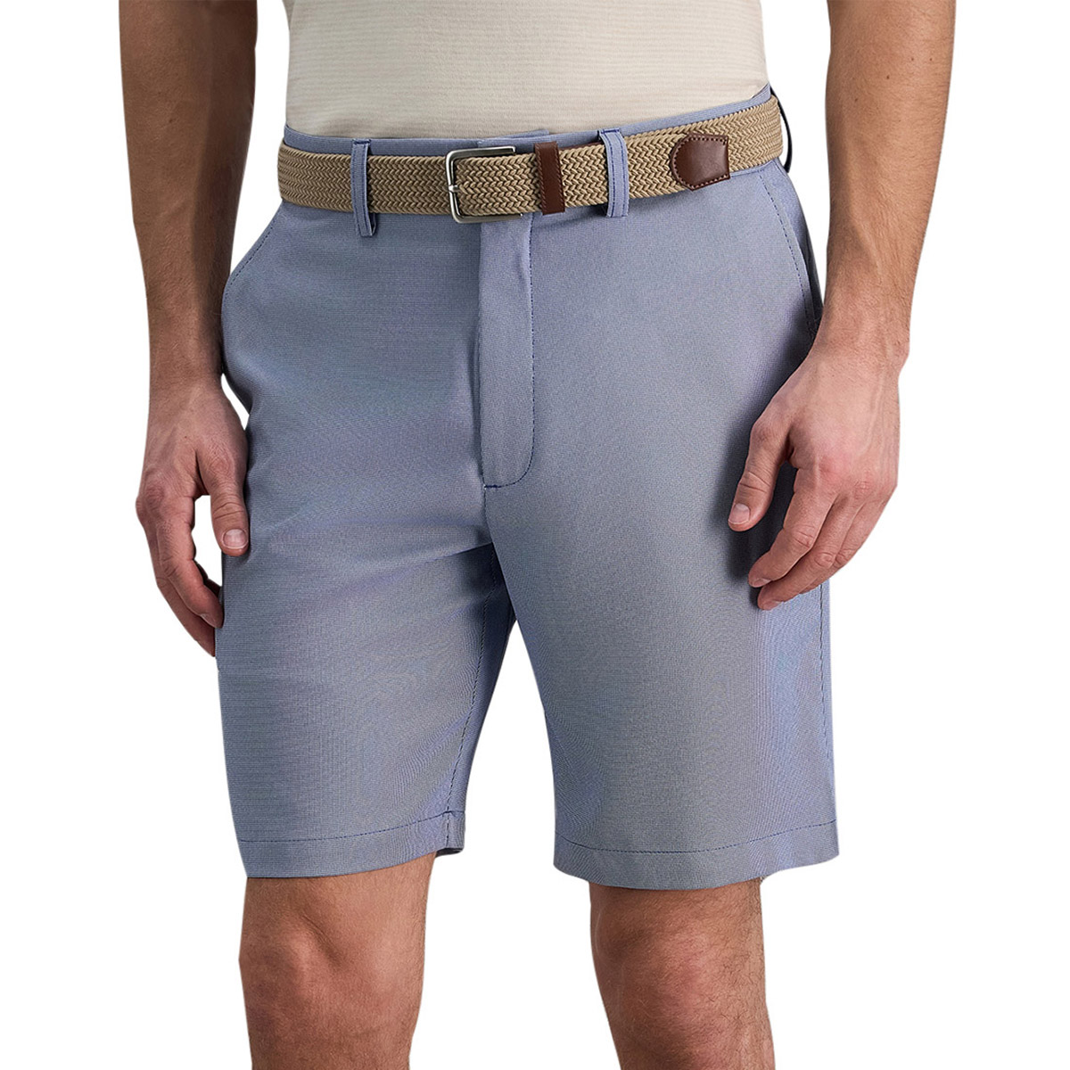 haggar dress shorts Haggar Dress shorts Men's size 42 White Gray plaid zip button Pockets Golf