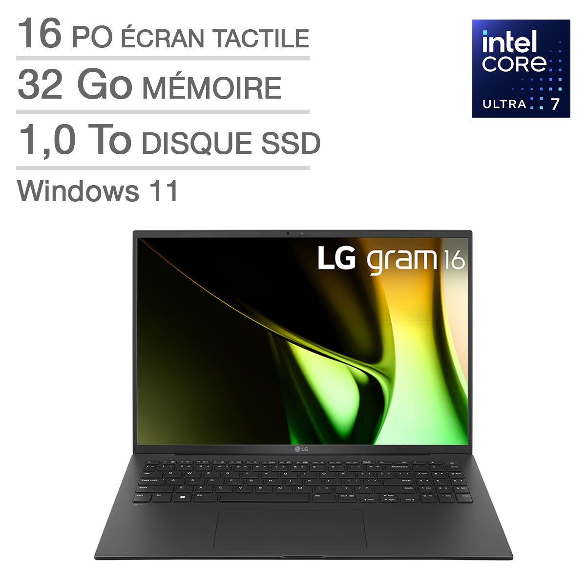 LG gram Pro 16 in. Touchscreen Laptop, Intel Core Ultra7 LG gram Pro 16 in. Touchscreen Laptop, Intel Core Ultra7