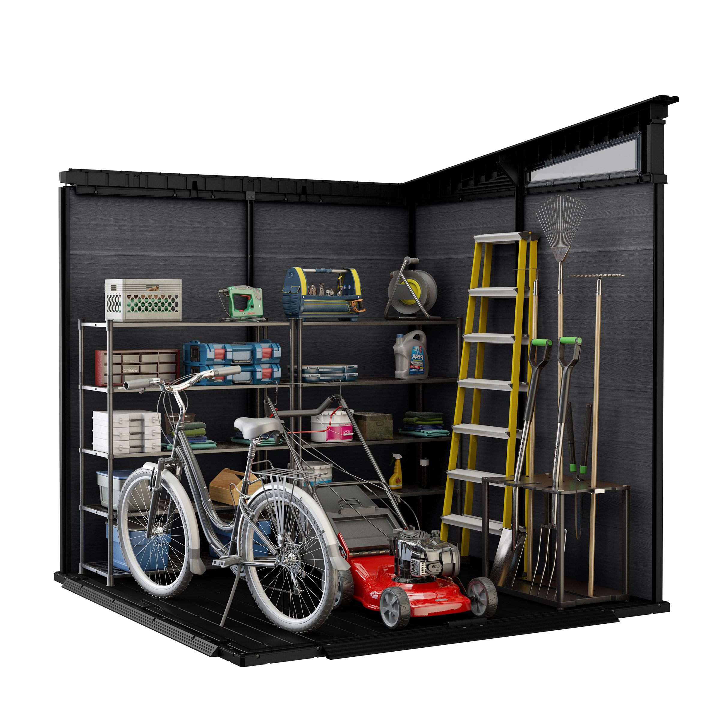 Keter Cortina 9 ft. x 7 ft. Shed | Costco