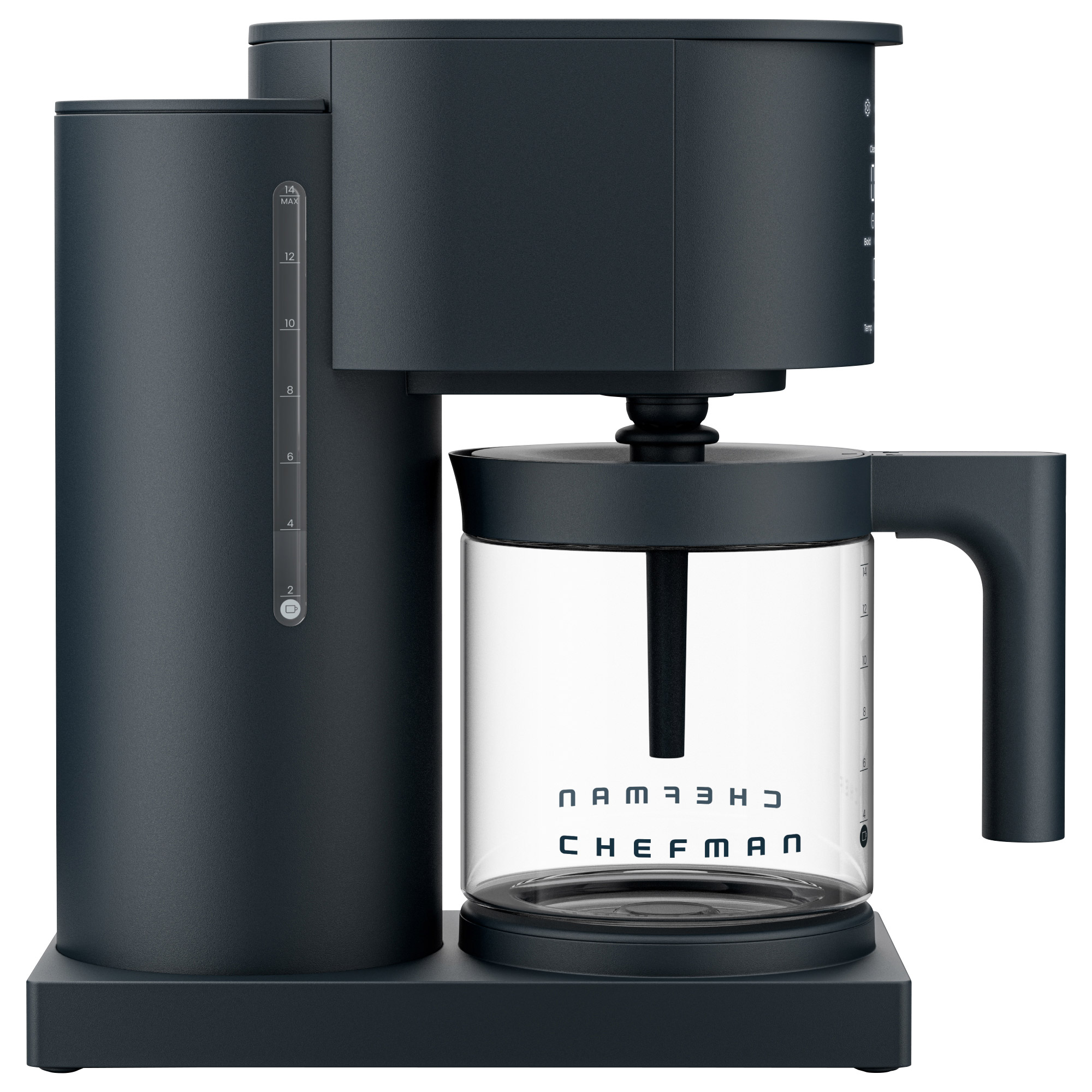 Chefman Caffeinator Drip 14-Cup Programmable Coffee Maker, Black