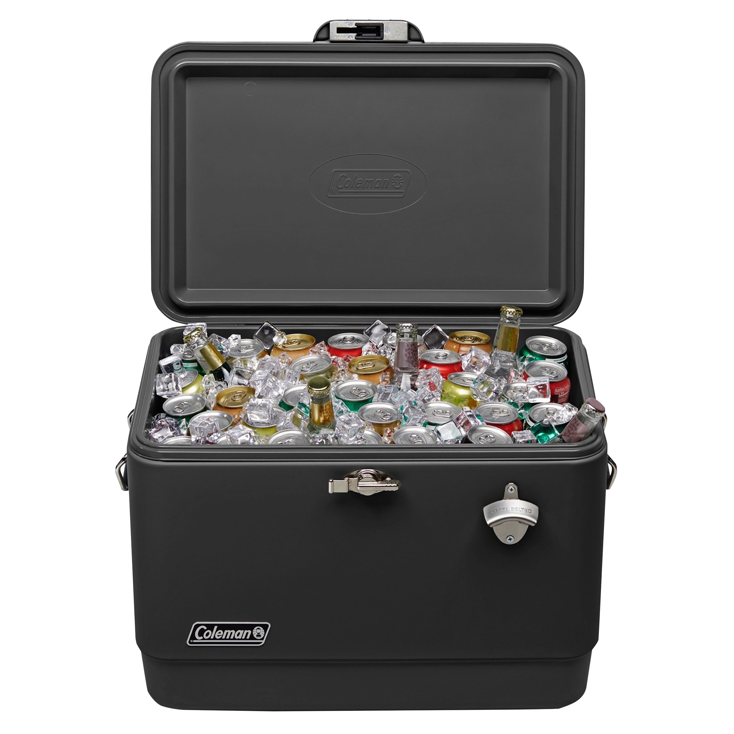Coleman 120周年 54QT STEEL BELTED COOLER Amazon.com : Coleman Vintage 54qt Steel Belted Cooler, Keeps Ice