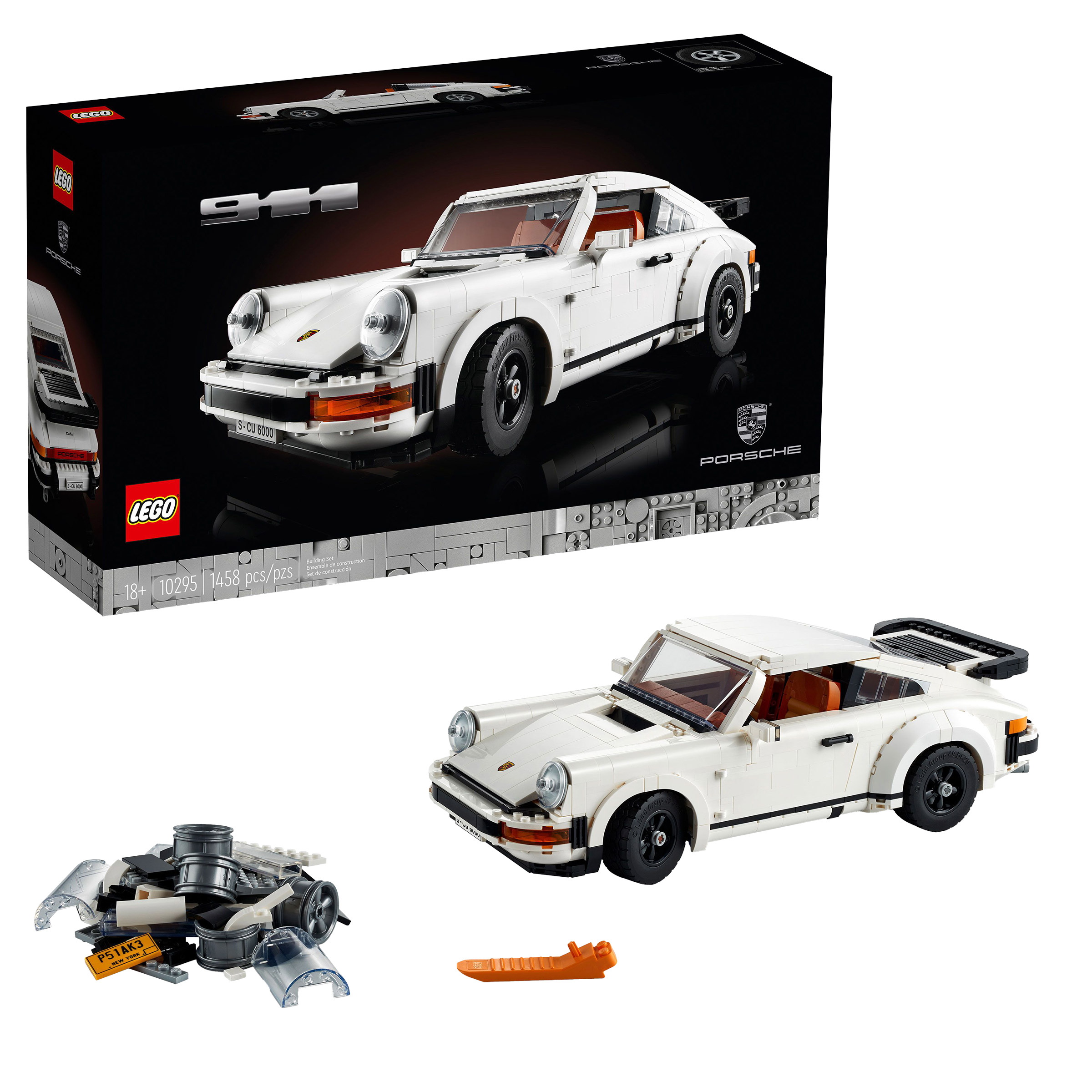LEGO Icons Porsche 911 Building Kit 10295 with Bonus LEGO Creator 3 in 1 Wild Animals Panda Family 31165