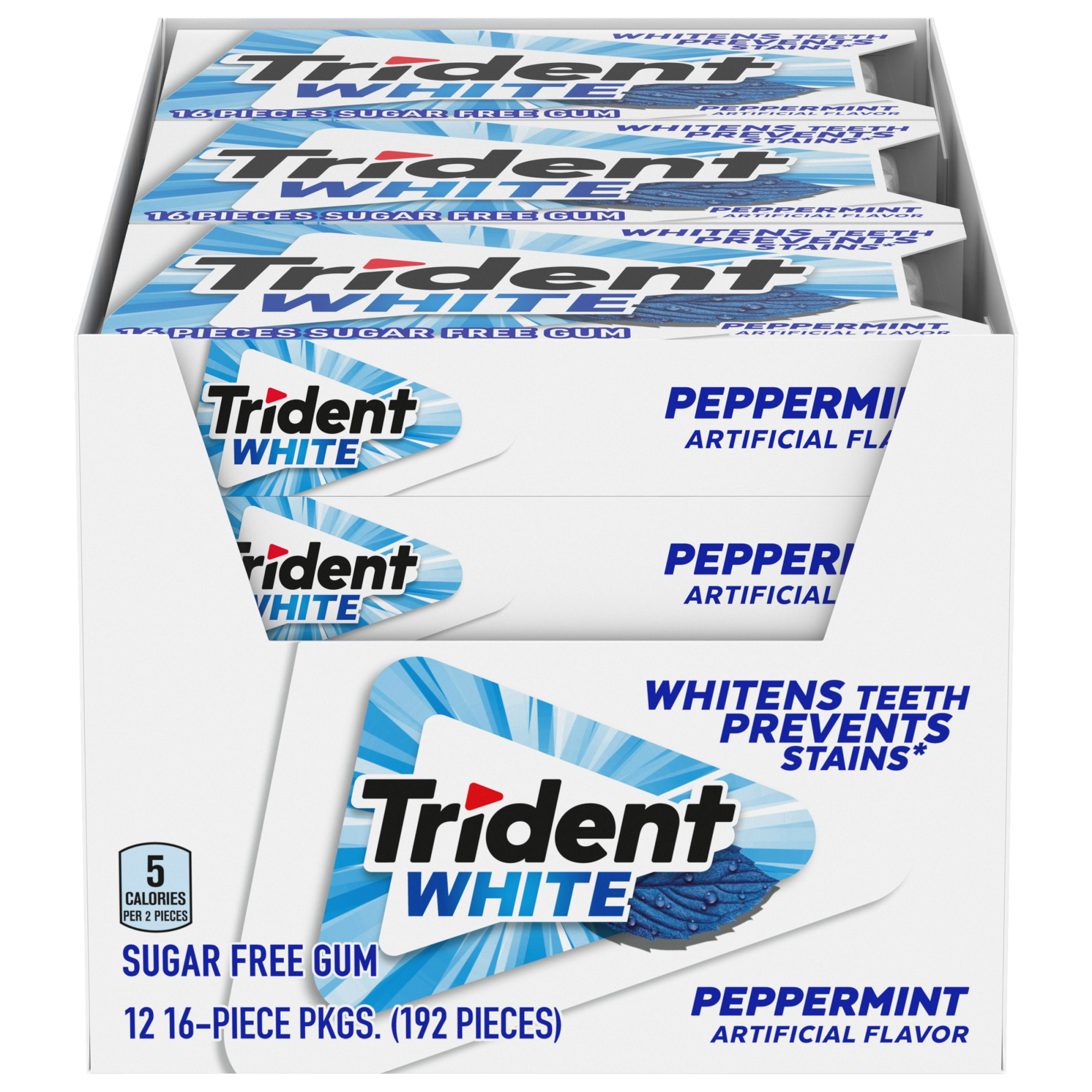 Trident White  Peppermint  12-count