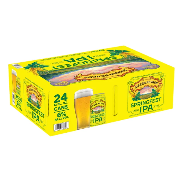 SIERRA NEVADA BREWING SPRINGFEST IPA CHICO 24/12OZ CANS