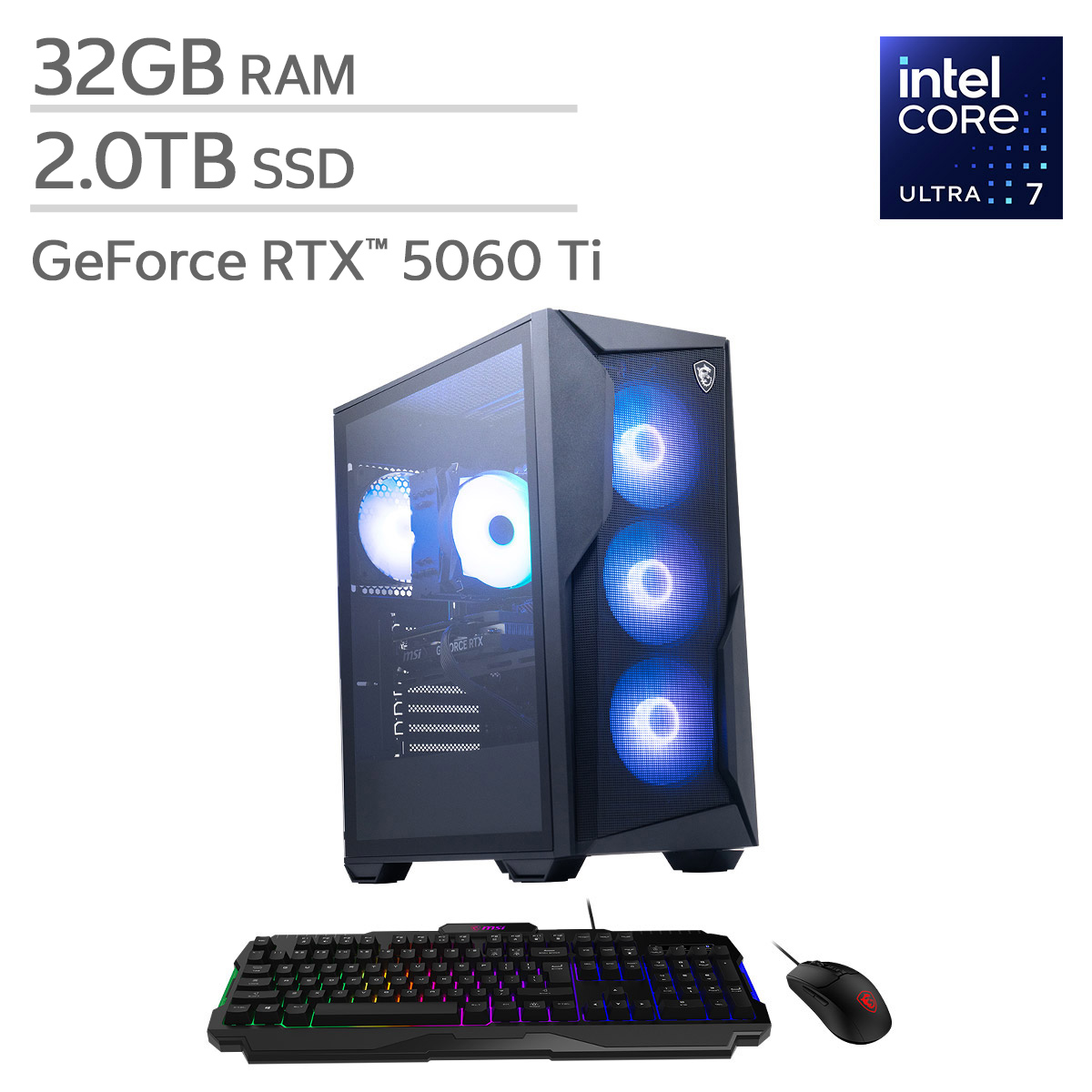 MSI Codex R2 Gaming Desktop – Intel Core Ultra 7 265 - GeForce RTX
