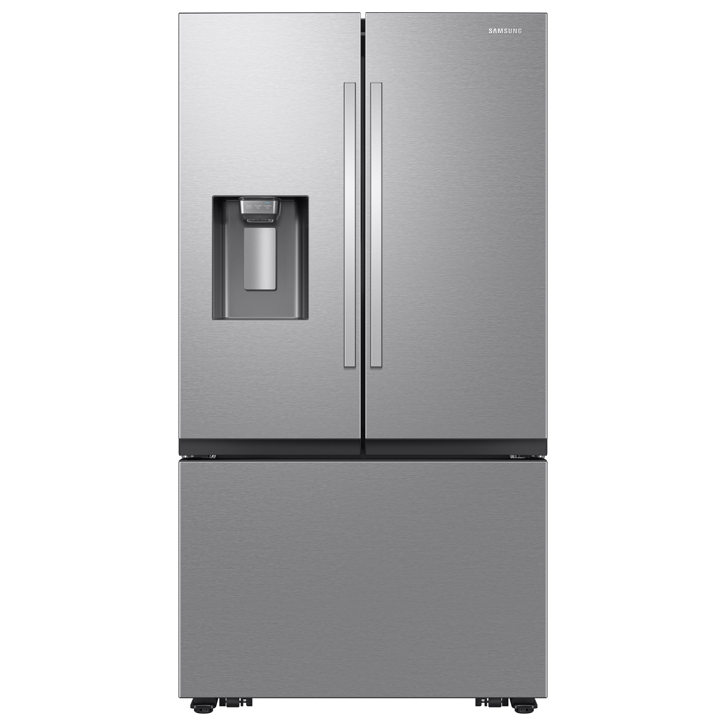 Samsung 36 in. 25.5 cu. ft. Stainless Steel 3 Door French Door Counter Depth Refrigerator with Exterior Water Dispenser