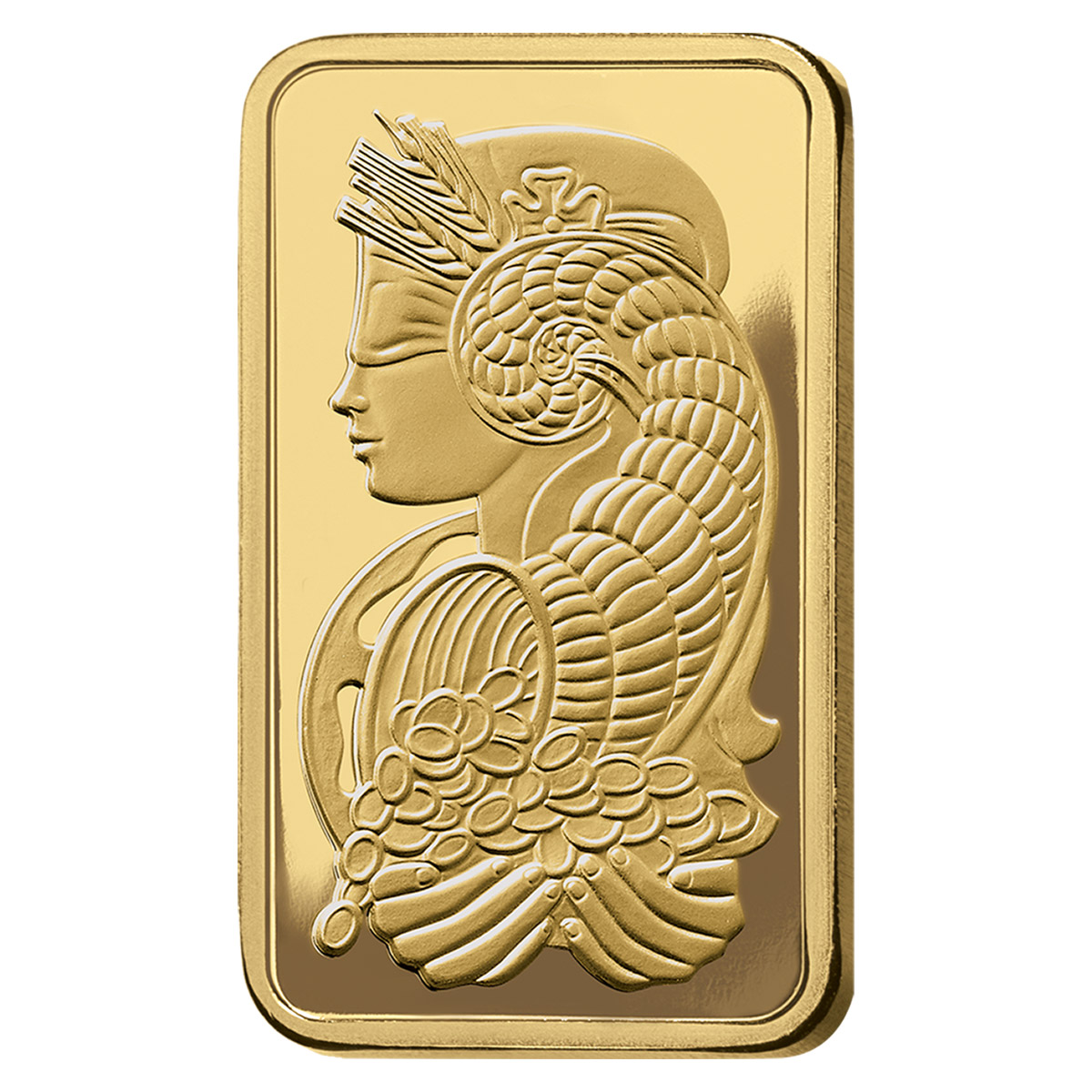 5 oz Gold Bar PAMP Suisse Lady Fortuna (New In Assay)