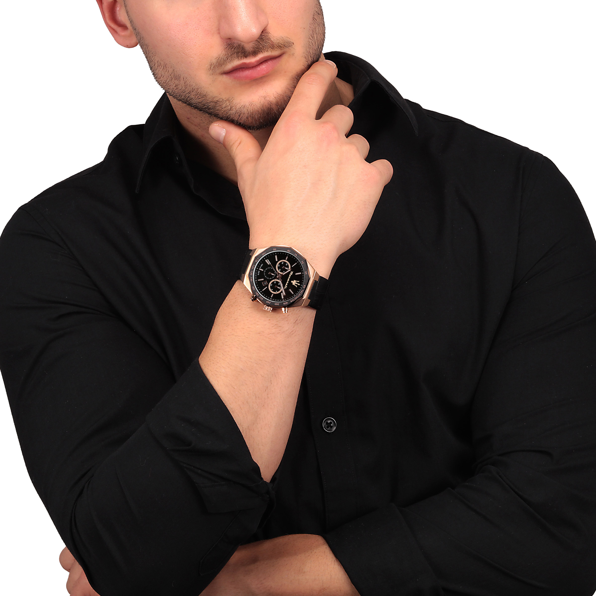Maserati Stile Black Dial Men's Watch | Costco