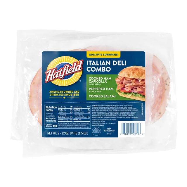 HATFIELD ITALIAN DELI COMBO 2/12 OZ (1.5 LBS)