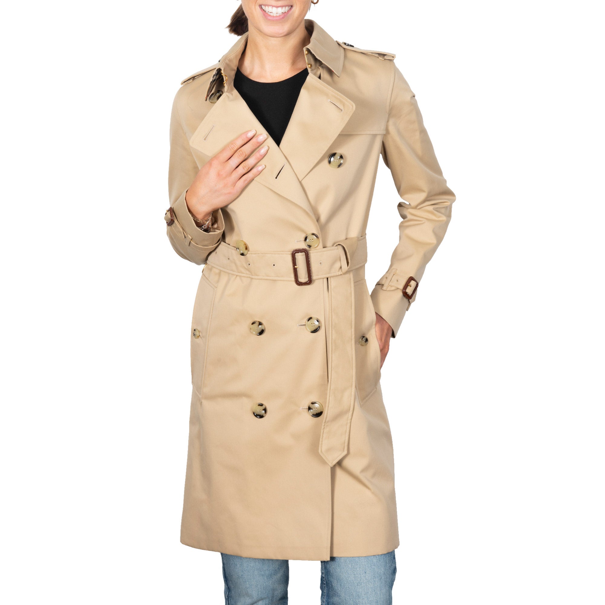 Burberry Ladies' Kensington Heritage Trench Coat, Costco