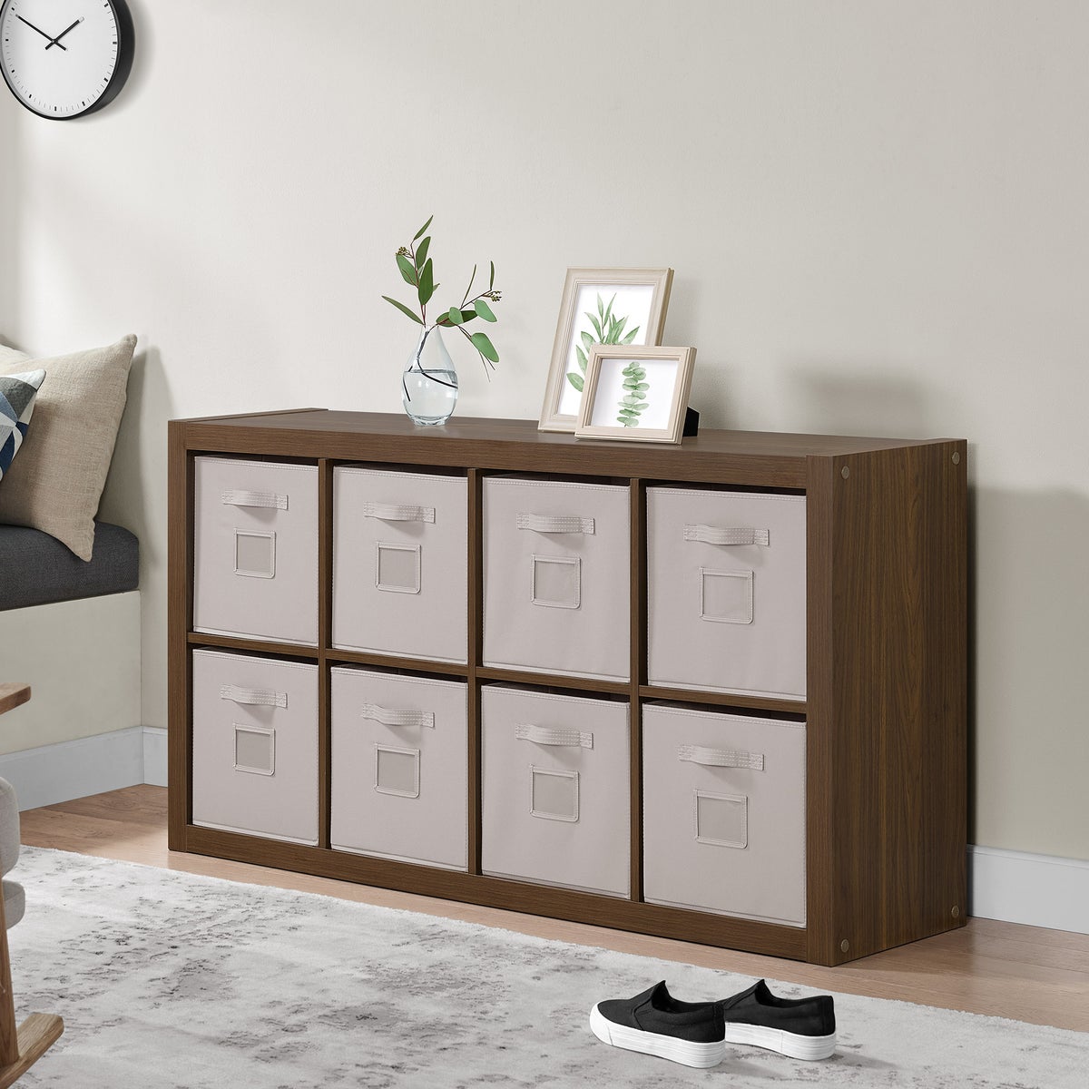 O'nin Room Divider with 8 Storage Bins | Costco O'nin Room Divider with 8 Storage Bins | Costco