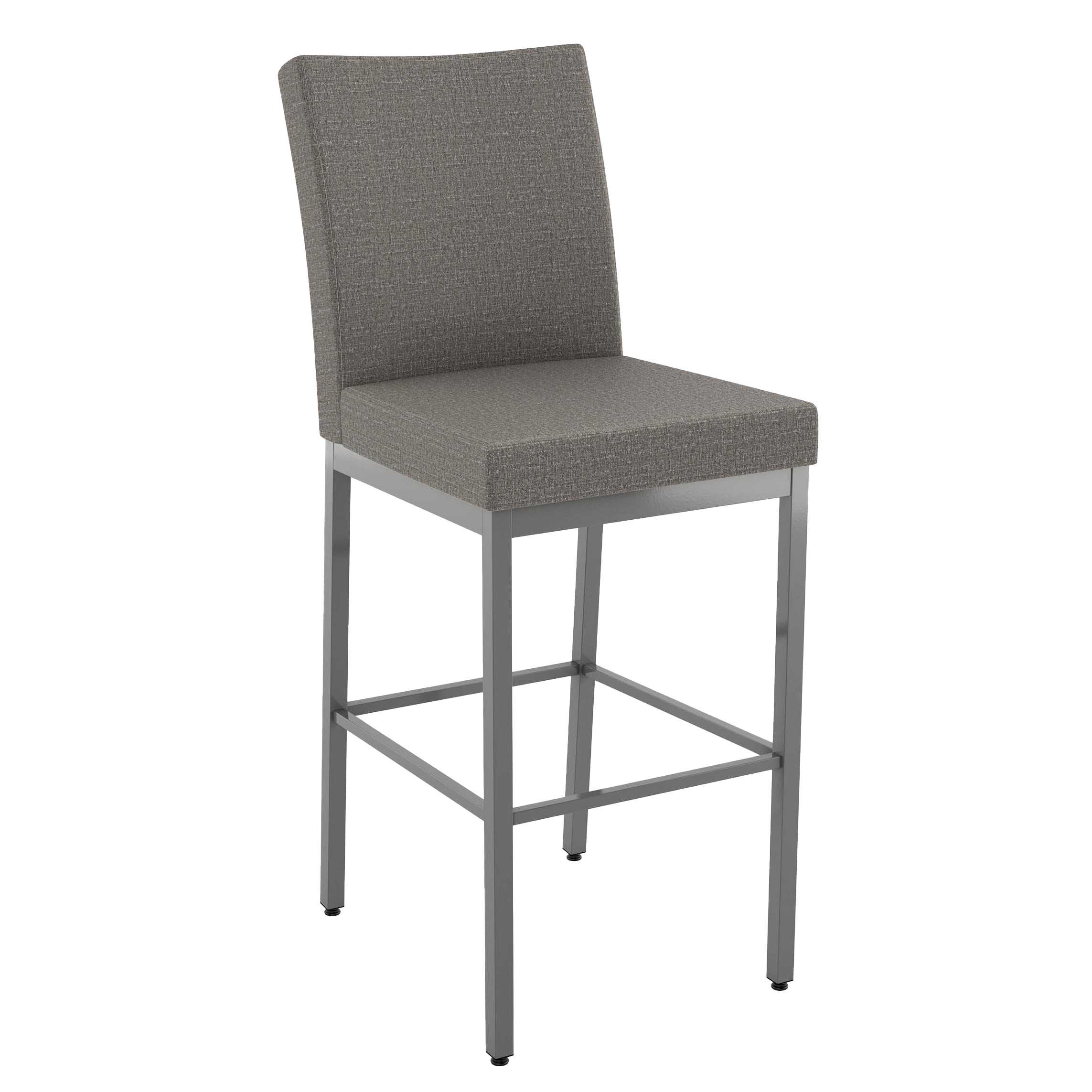 Amisco Drift Grey Frame Polyester Counterstool