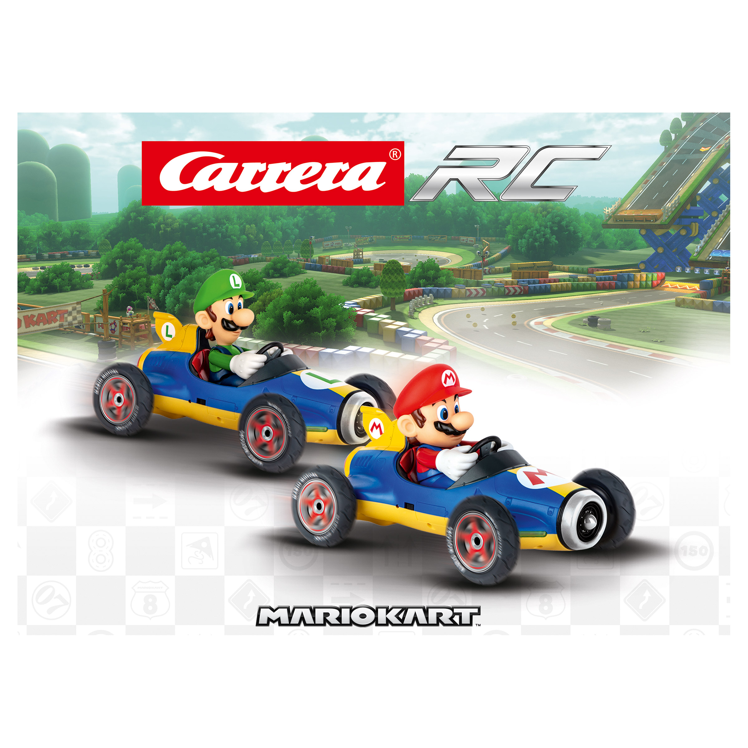 Carrera Mario Kart Mario and Luigi Remote Control Twin Pack