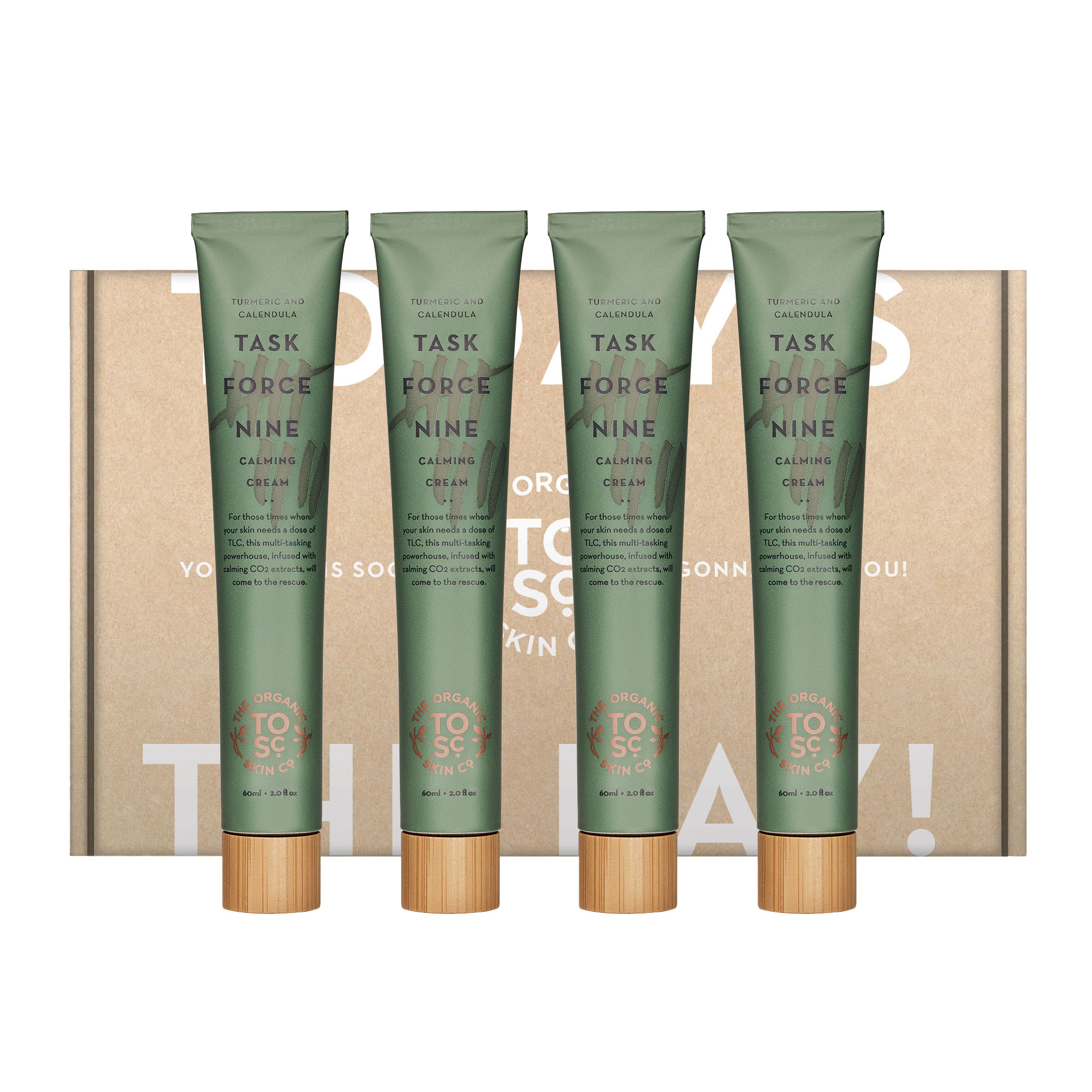 The Organic Skin Co. Task Force Nine Calming Treatment Cream, 4-pack