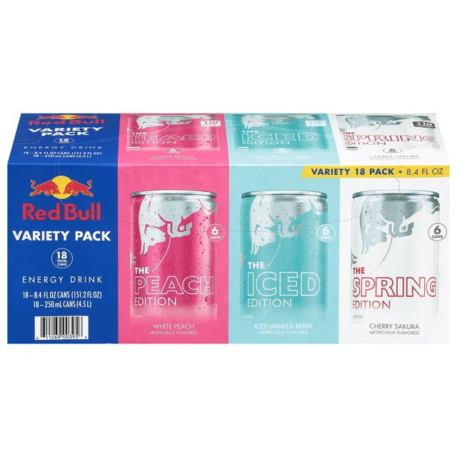 RED BULL SPRING VRTY PK 18/8.4 OZ