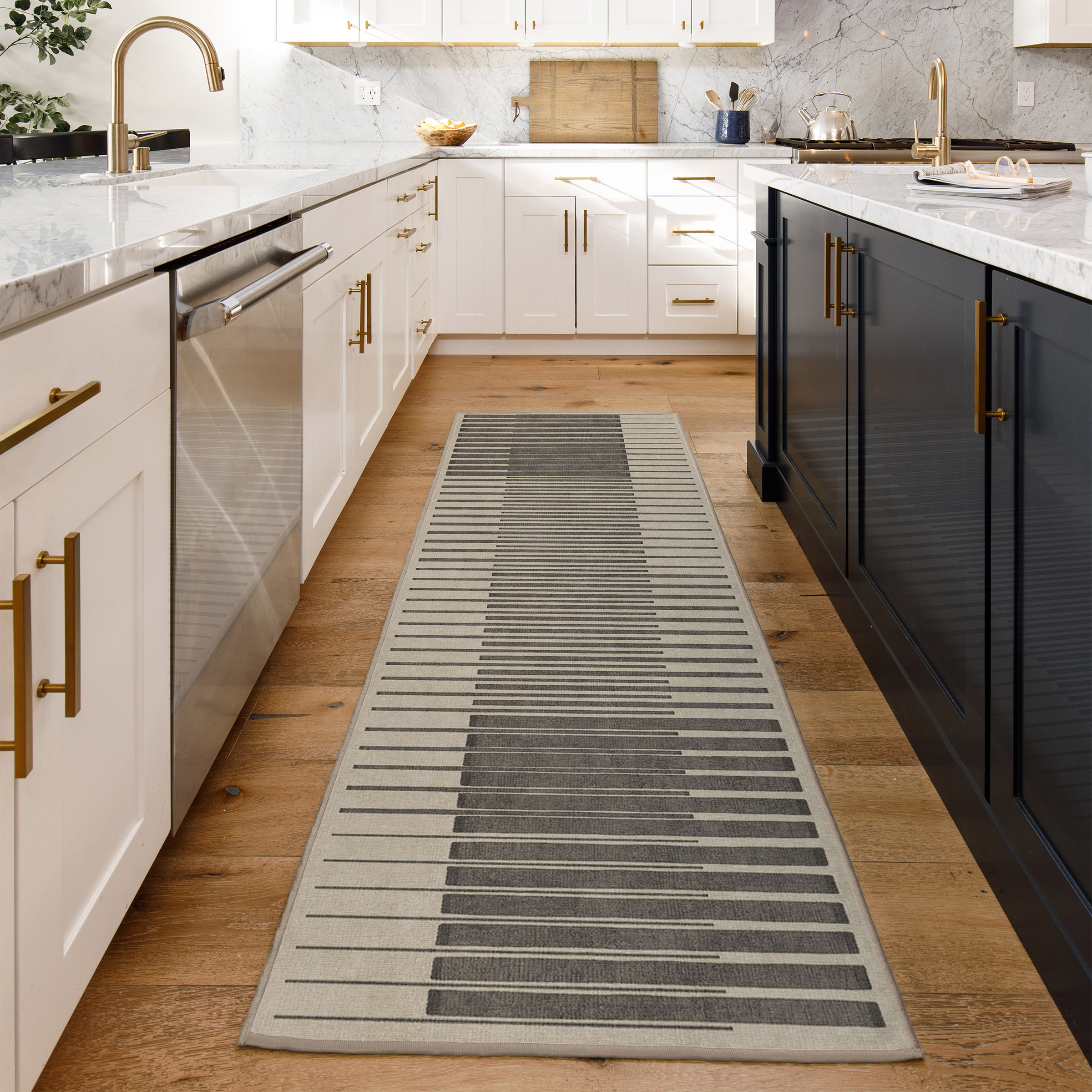 Ruggable Flatwoven Washable Gradasi Runner Rug  2'6" x 7'