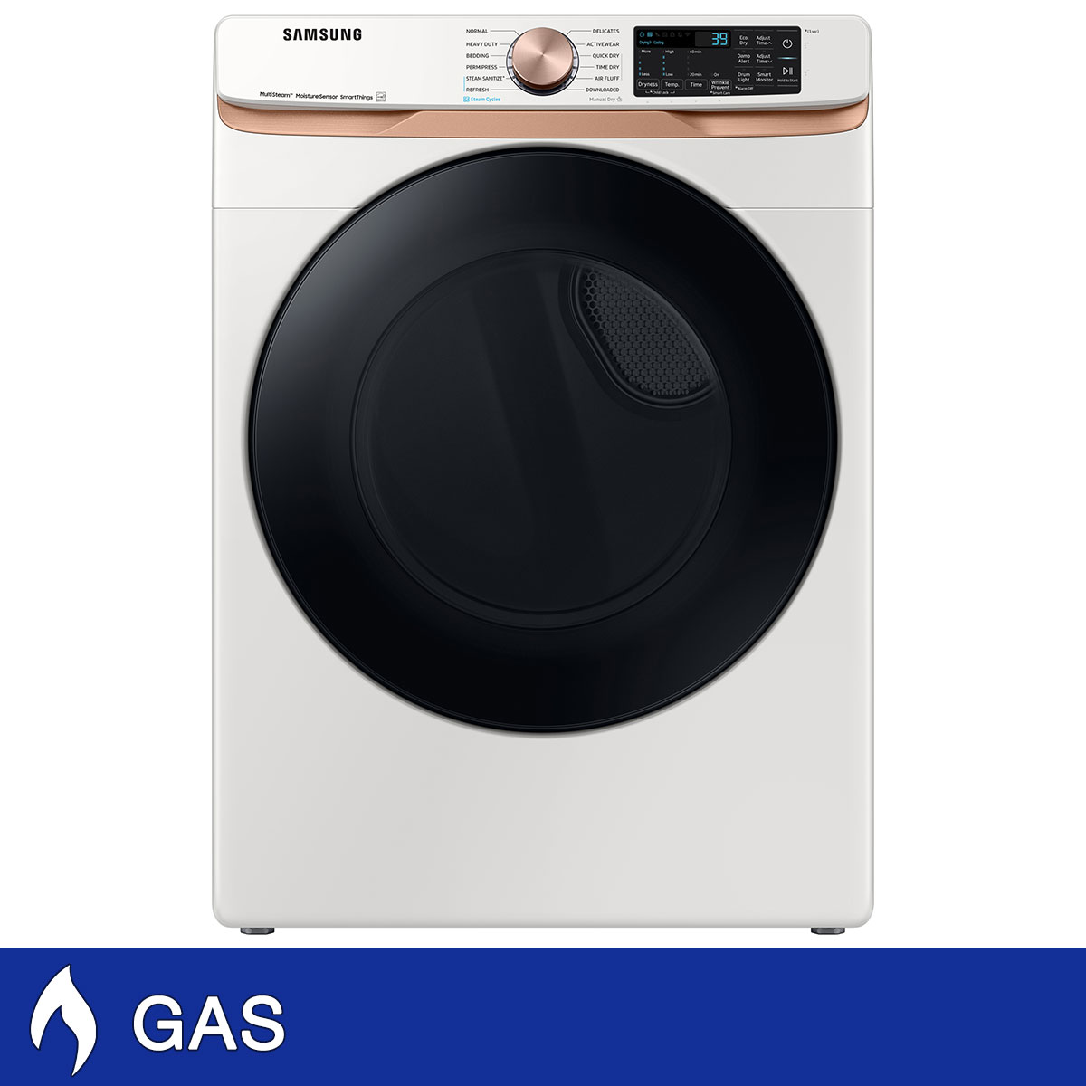 Samsung 7.5 cu. ft. Large Capacity Front Load Gas Dryer with Sensor Dry and Steam
