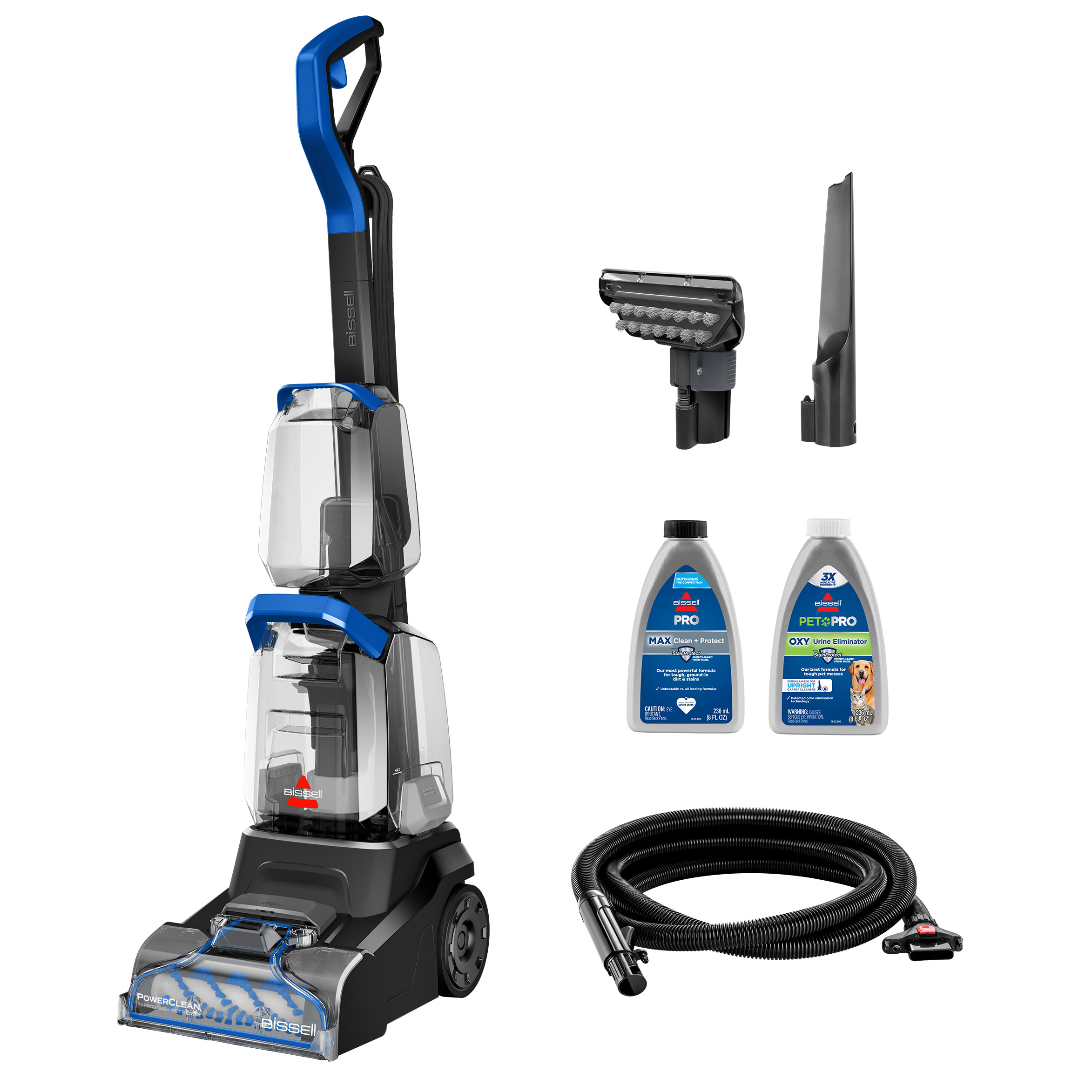 Bissell PowerClean TurboBrush Pet Reach Upright Carpet & Upholstery Cleaner