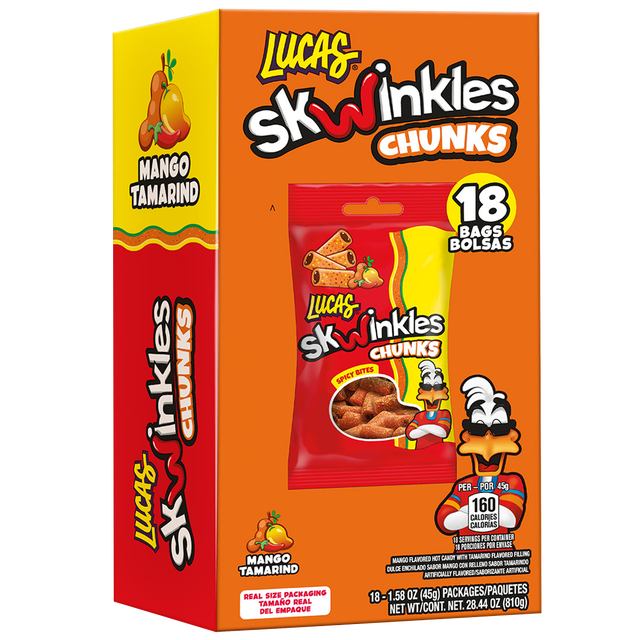LUCAS WORLD SKWINKLES CHUNKS 18 EACH