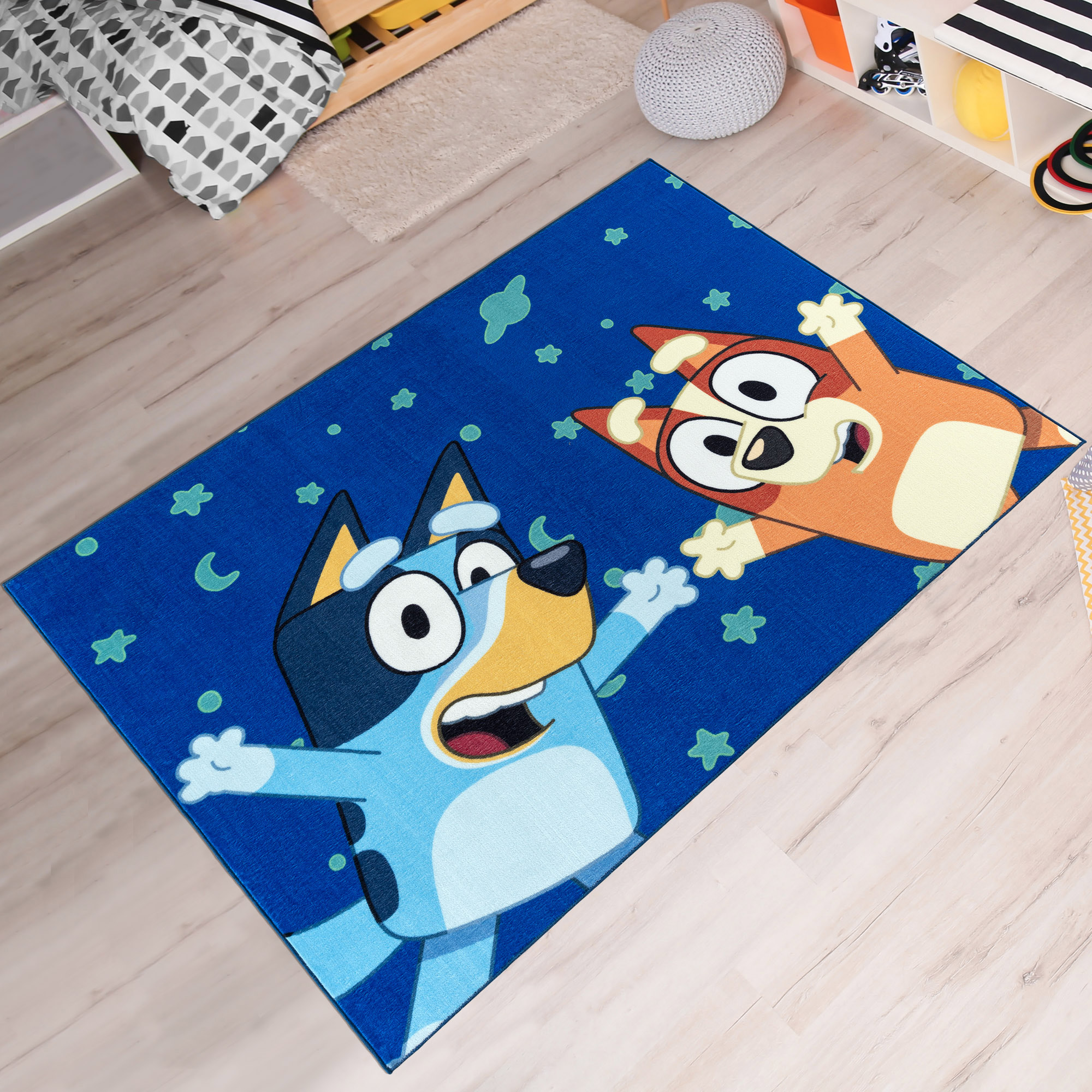 Bluey Area Rug Collection  4’ x 5’10”