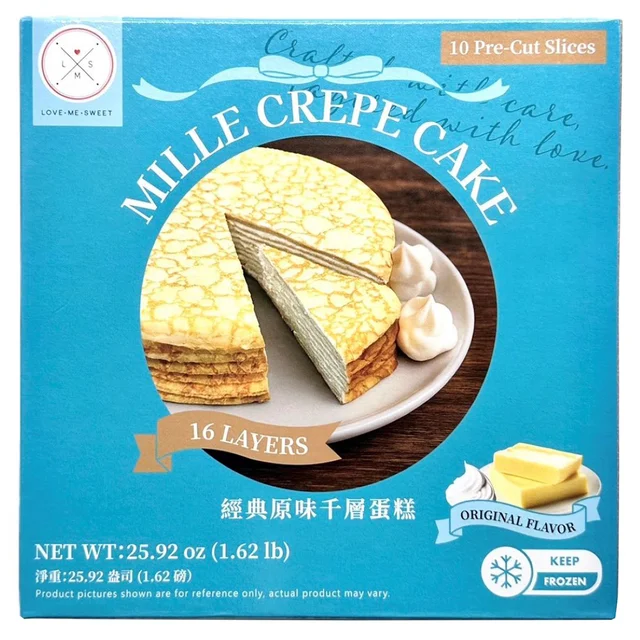 MILLE CREPE CAKE 10 SLICE 25.92OZ C8T8H3 P192