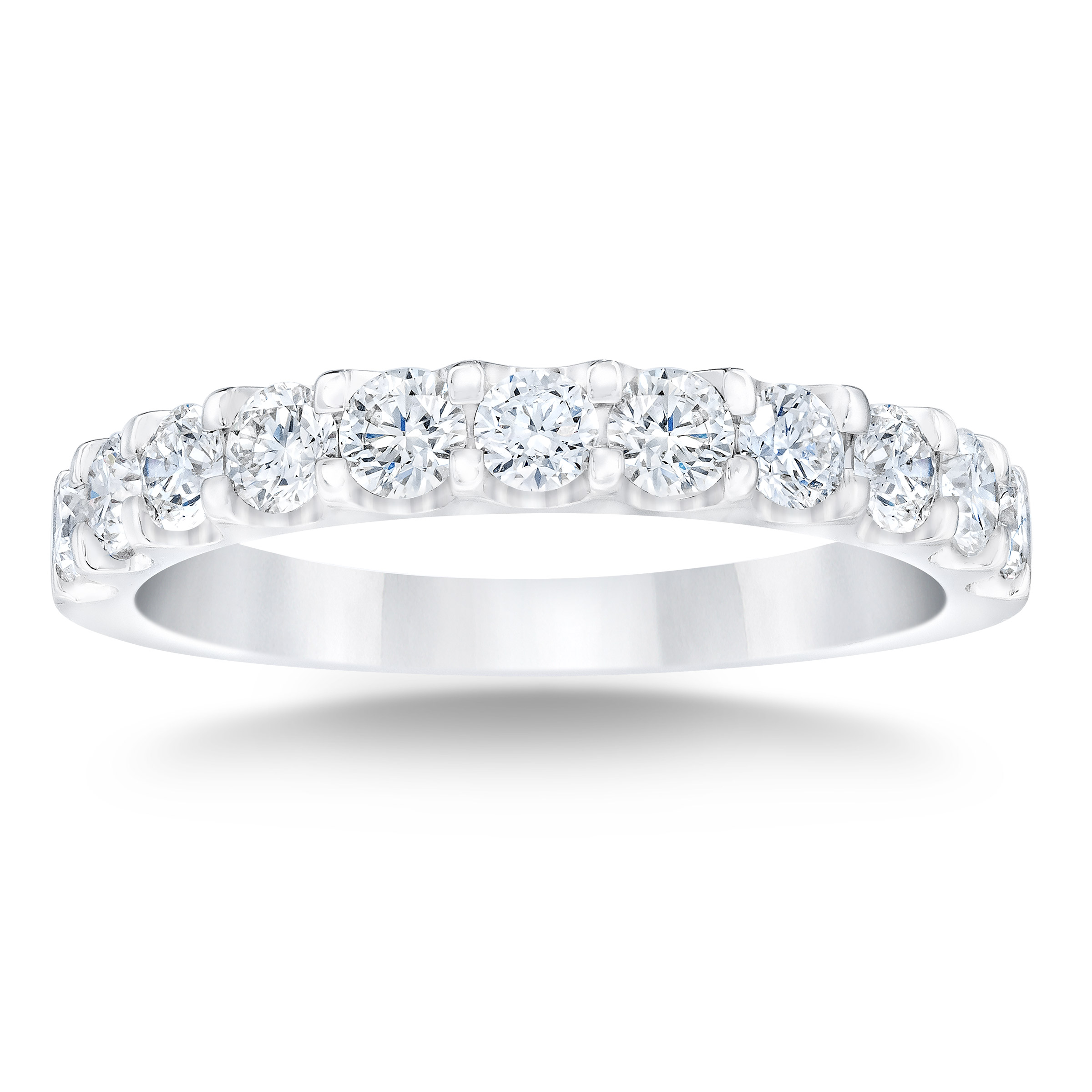 Round Brilliant Cut Diamond Wedding Band (1.00 ctw)