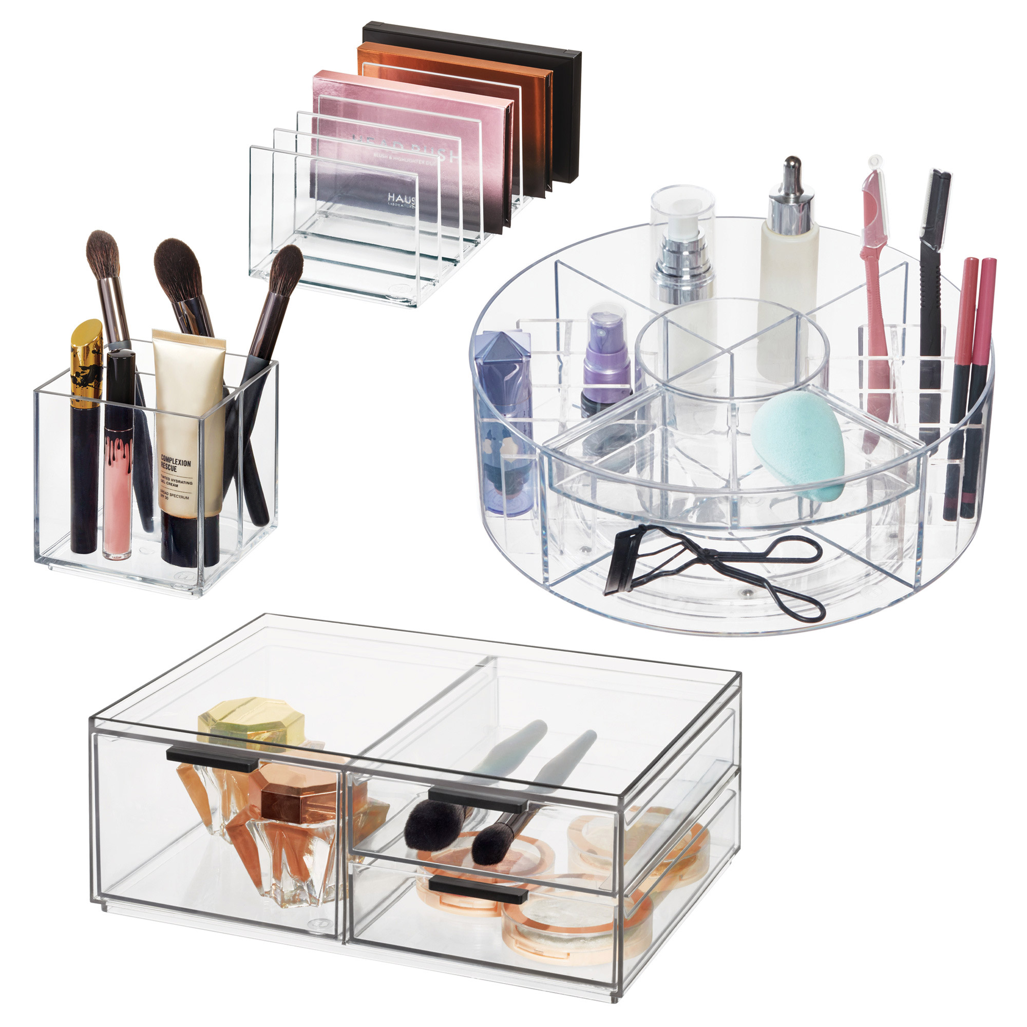 iDesign Cosmetic Organizer Set, 4-piece