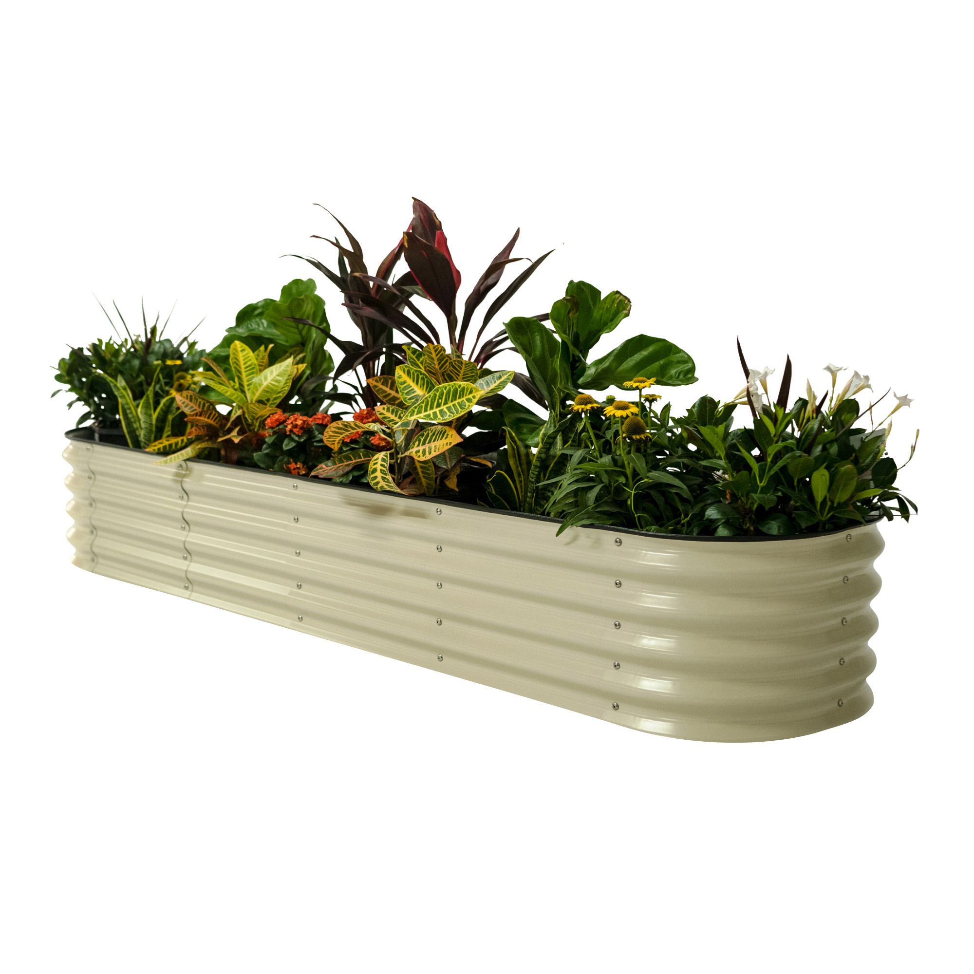 Vego Garden 14” Tall 9 in 1 Modular Metal Raised Garden Bed Kit