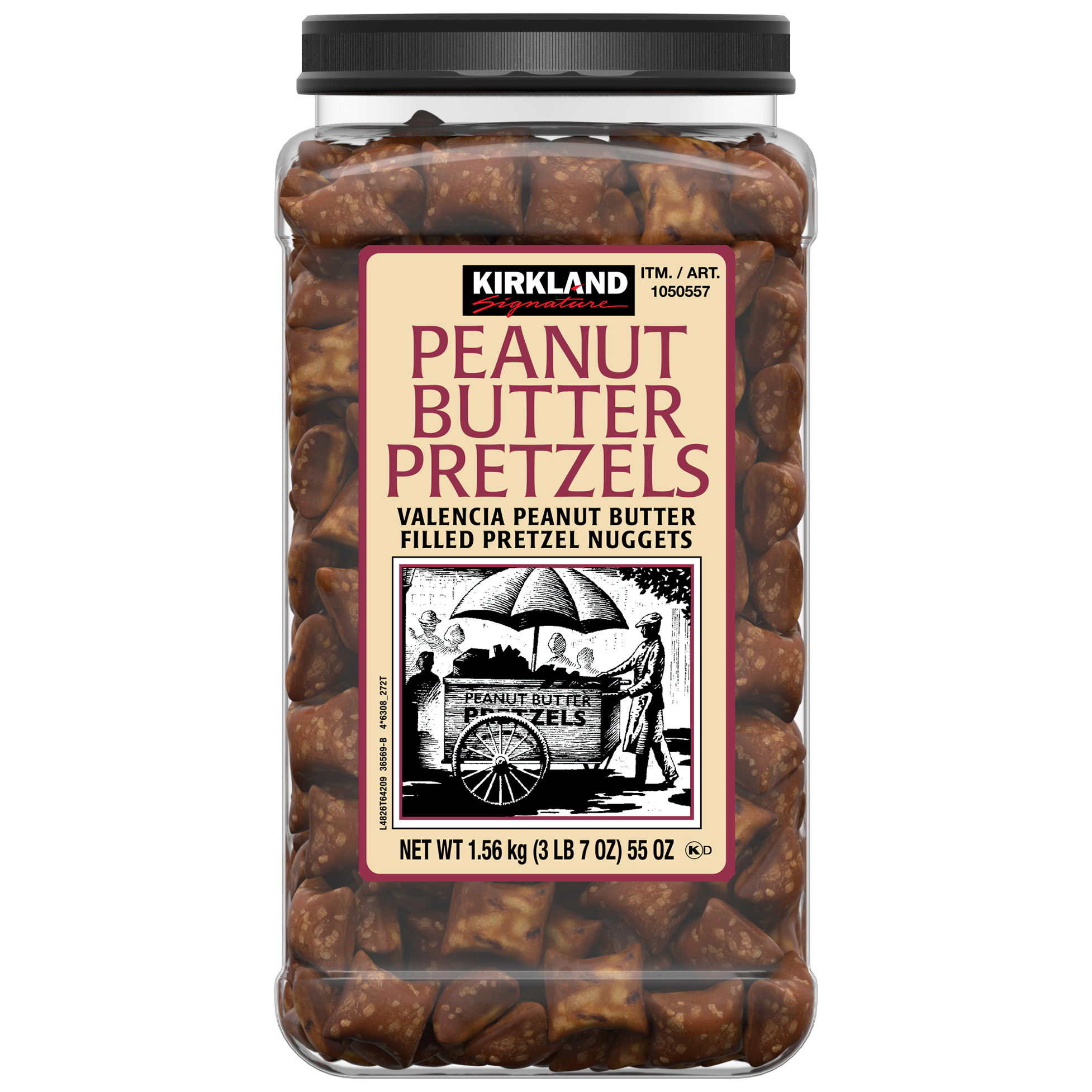 Kirkland Signature Peanut Butter Filled Pretzel Nuggets  55 oz