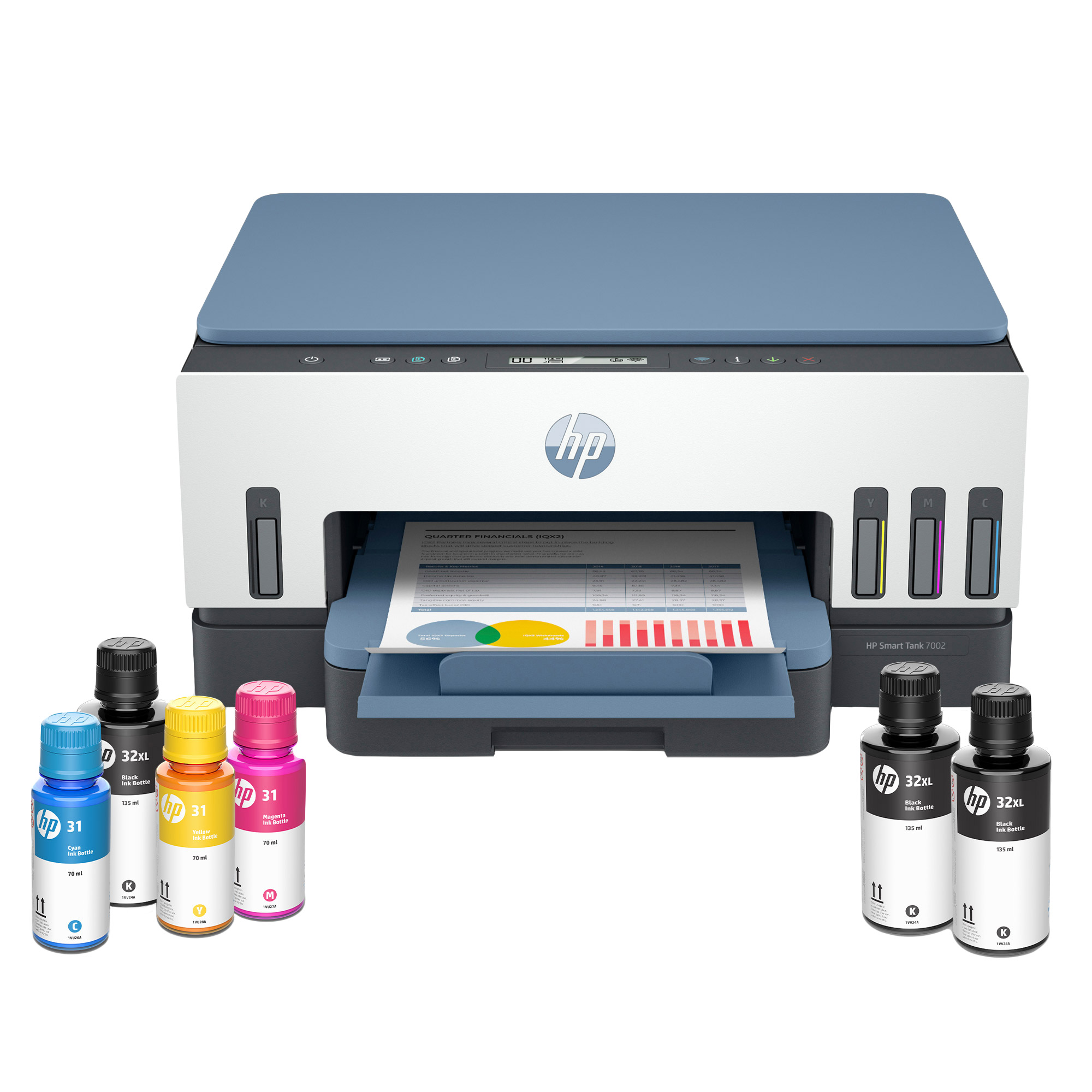 HP Smart Tank 7002 Wireless All-in-One Cartridge Free Color Ink Printer