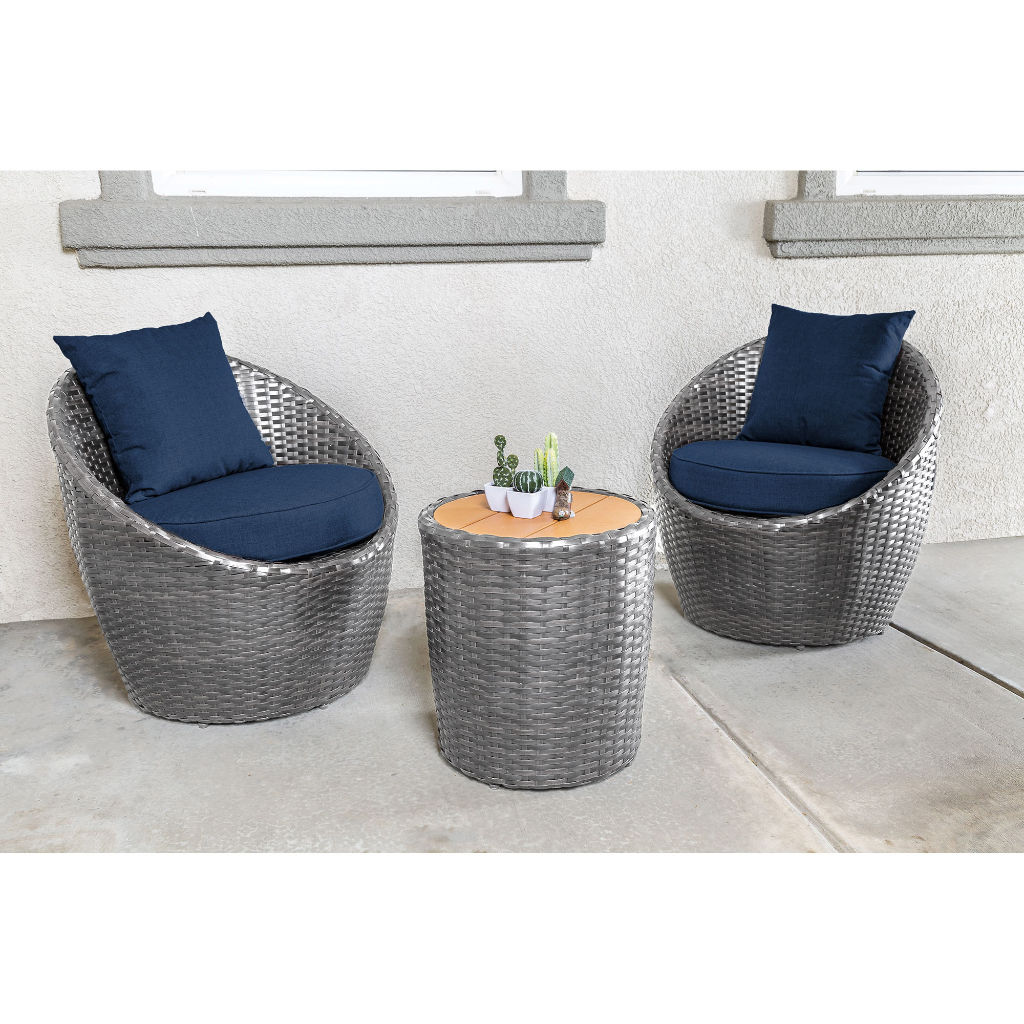 Allspace 3-piece Patio Conversation Set
